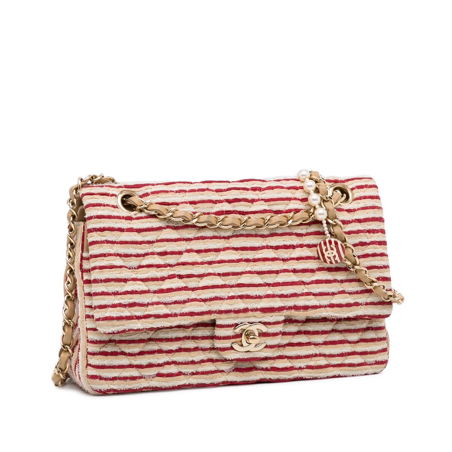 Chanel Medium Classic Jersey Coco Sailor Double Flap