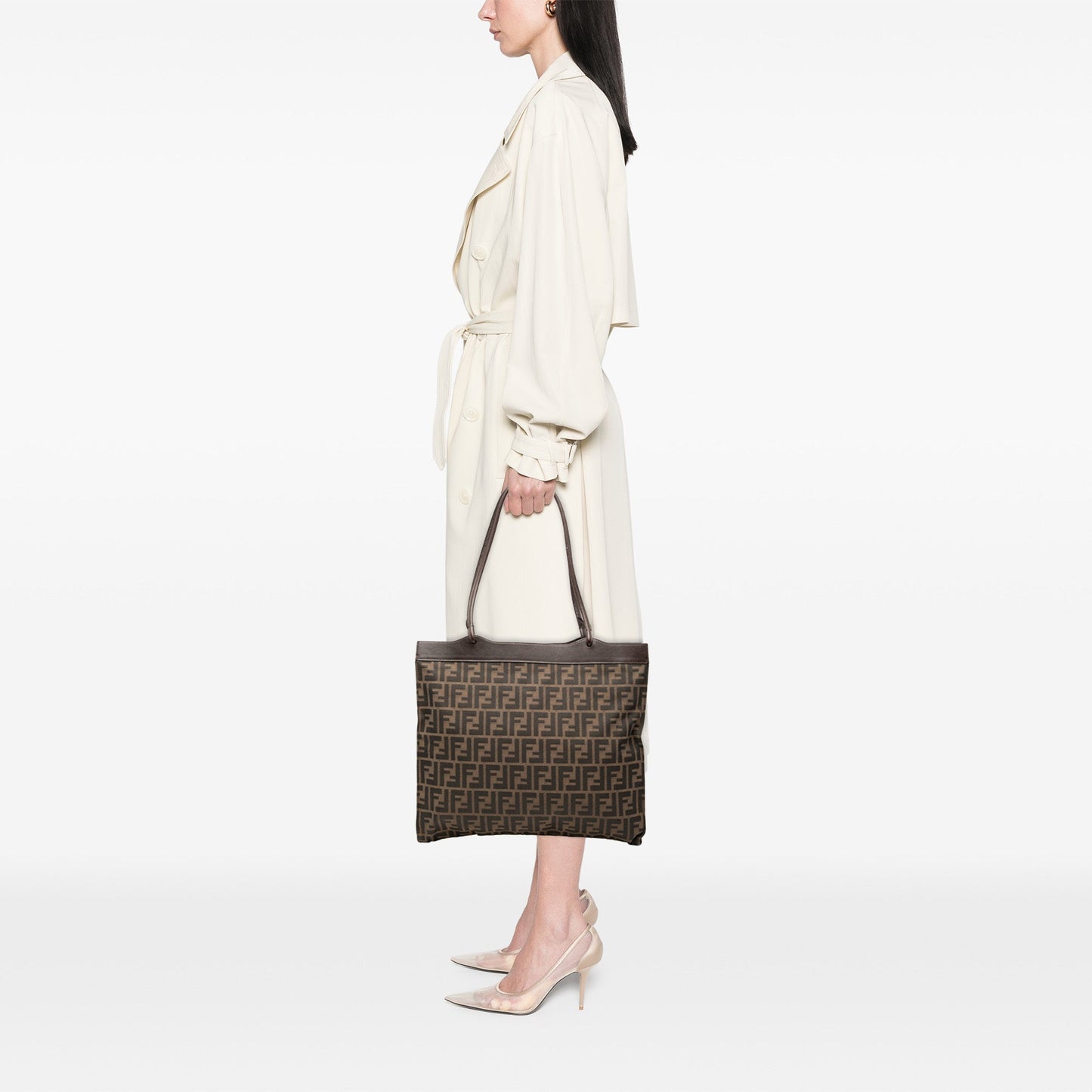 Fendi Zucca Canvas Tote