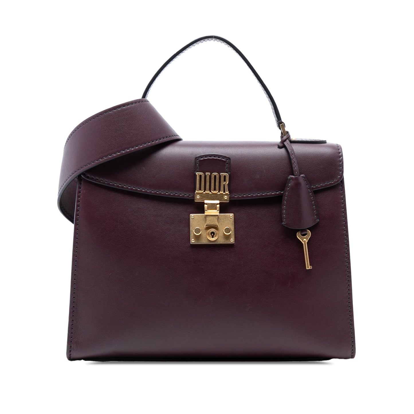 Dior Leather DiorAddict Top Handle Bag
