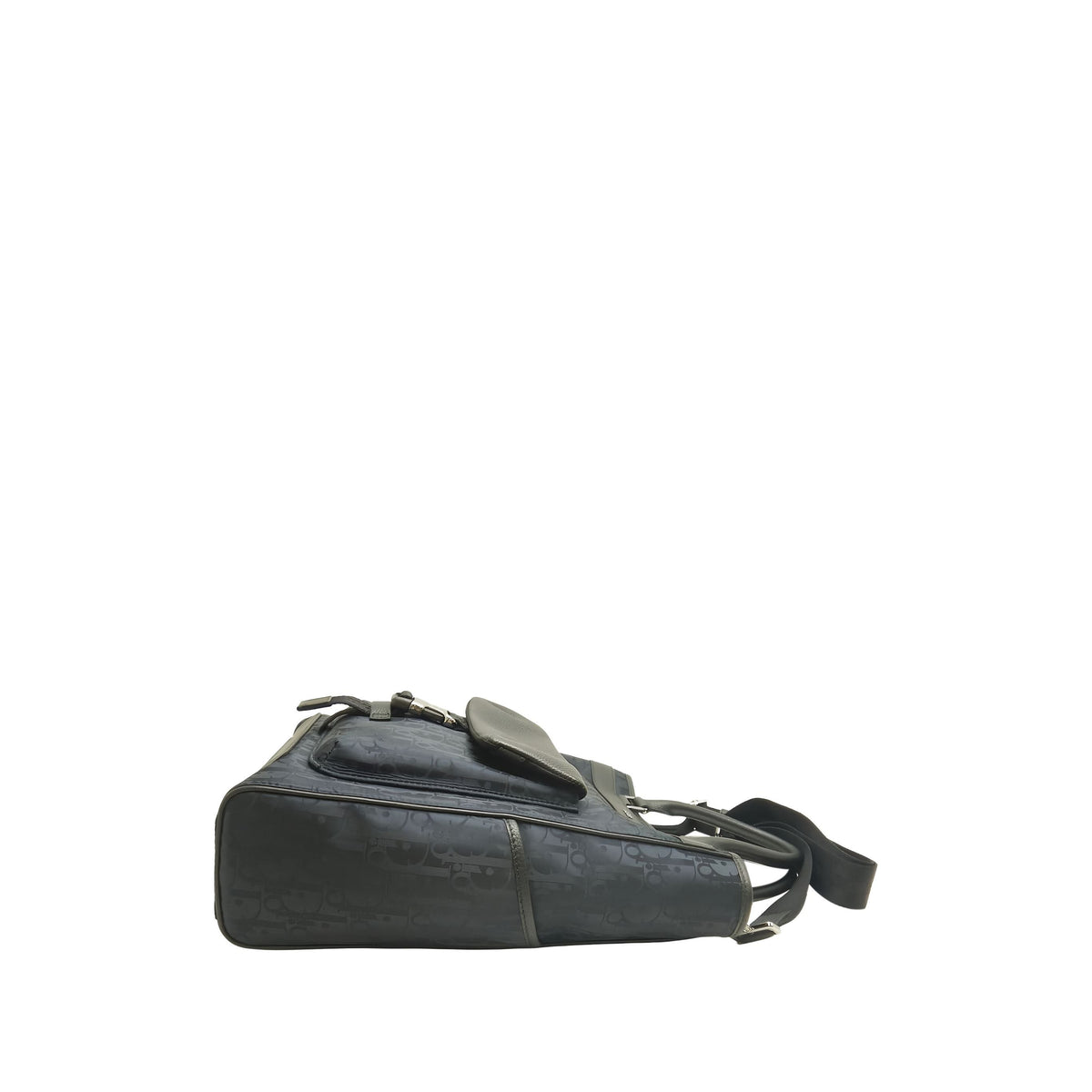 Dior Diorissimo Trotter Nylon Tote — Blue