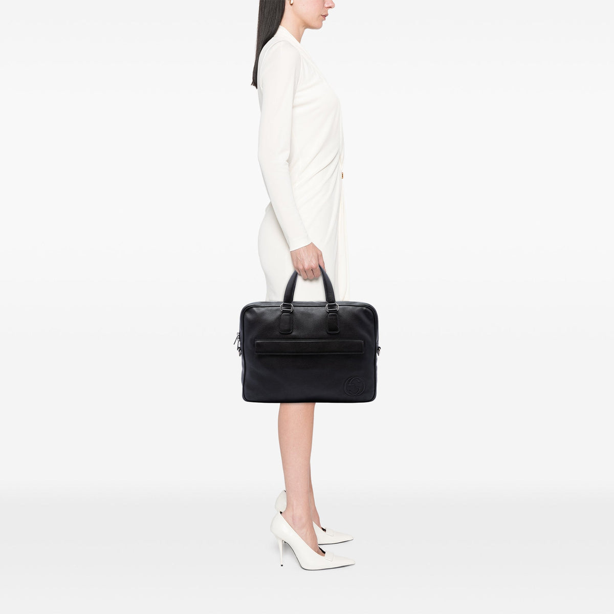 Gucci Calfskin Soho Briefcase