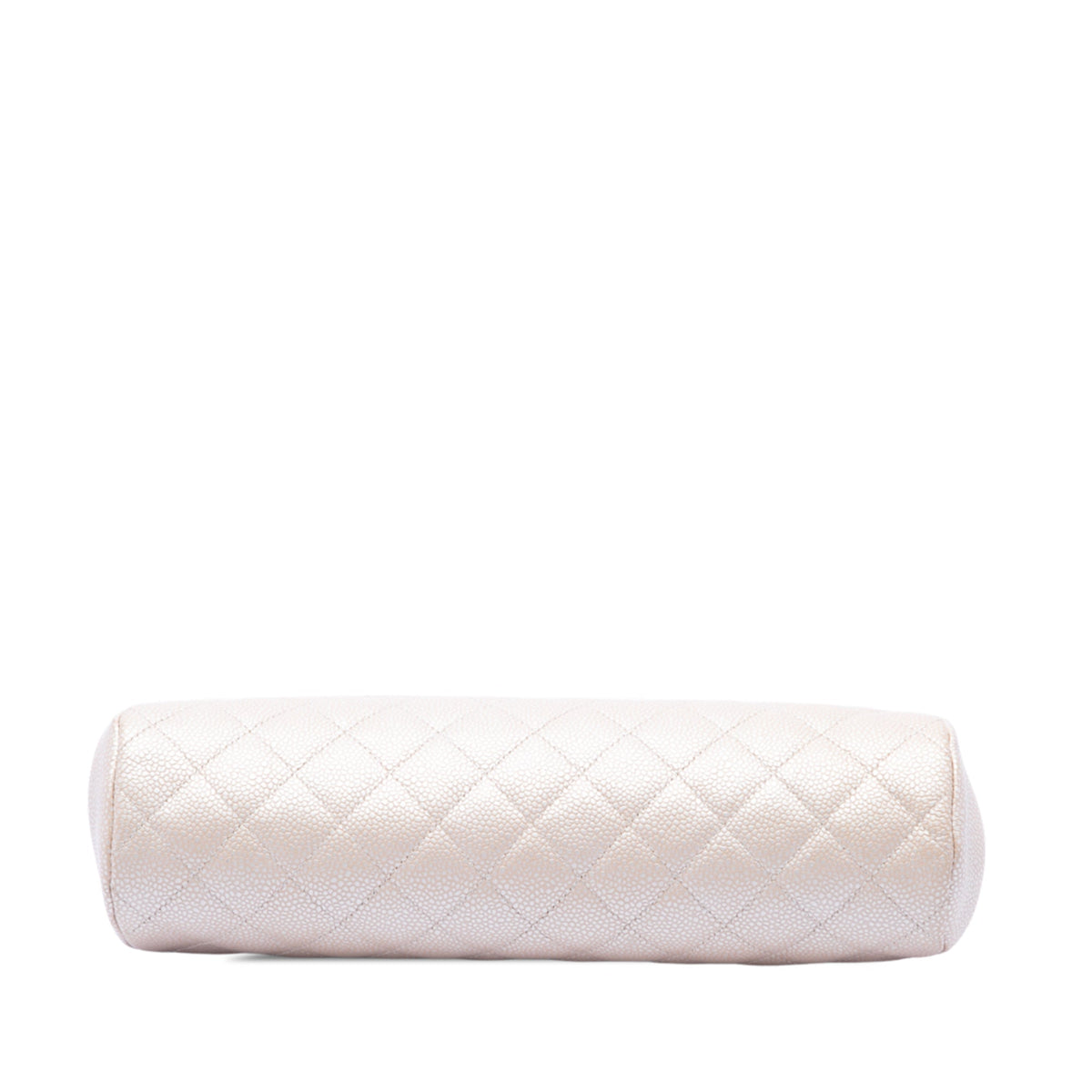 Chanel Quilted Caviar Timeless Kisslock Clutch — Gold