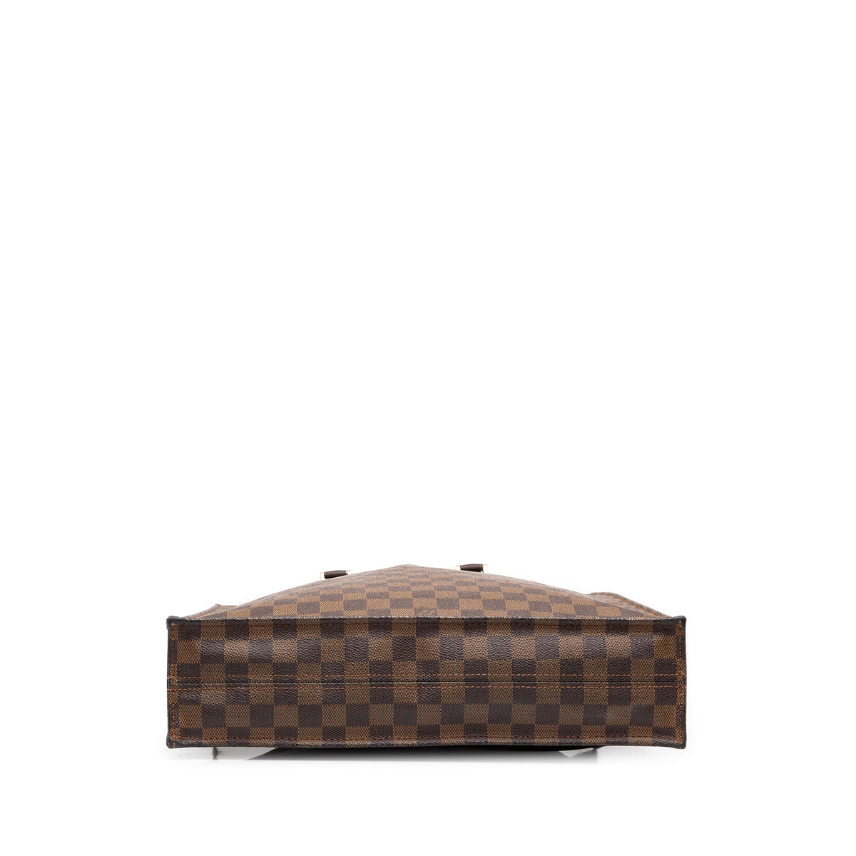 Louis Vuitton Damier Ebene Sac Plat — Brown
