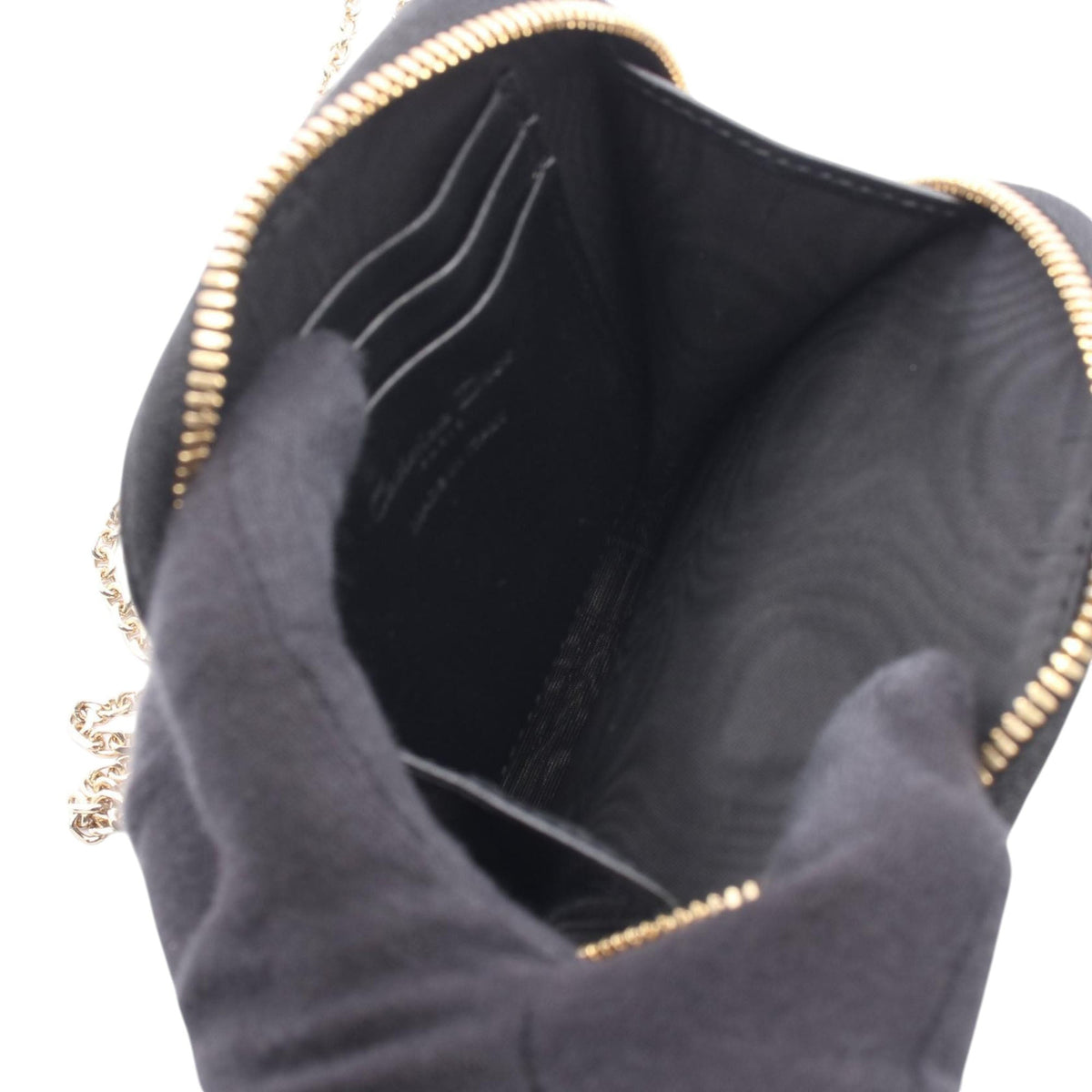 Dior Lambskin Cannage Lady Dior Call In Phone Holder