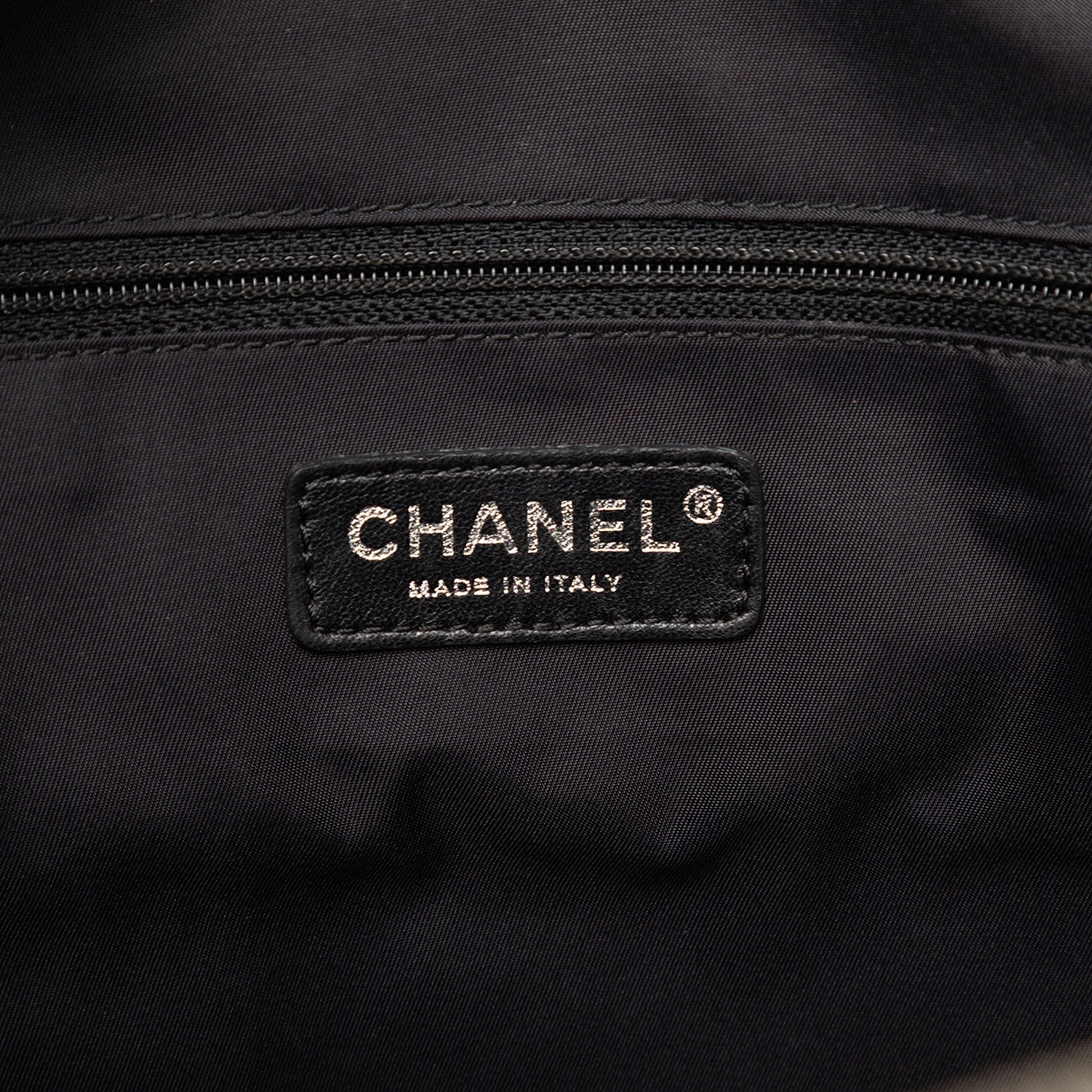 Chanel Quilted Coated Canvas Paris Biarritz Bowler Bag