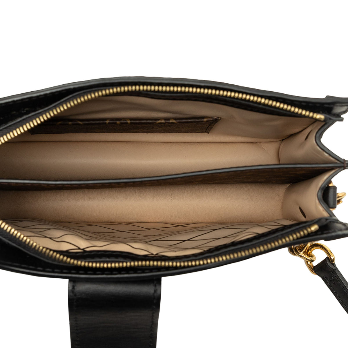 Louis Vuitton Monogram Reverse Trunk Clutch — Brown