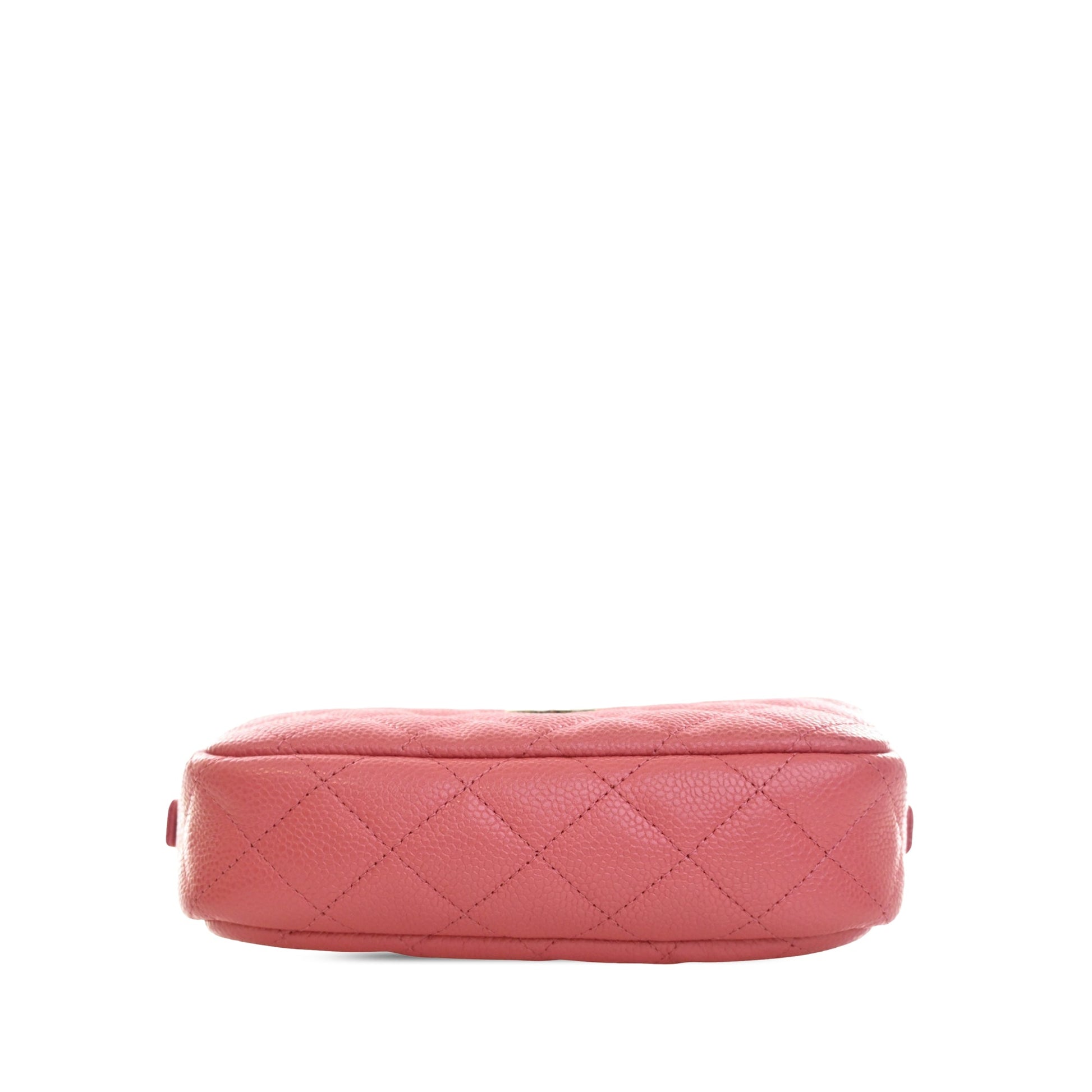 Chanel Small CC Quilted Caviar Camera Bag