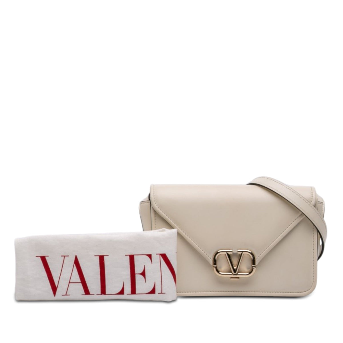 Valentino Leather VLogo Crossbody