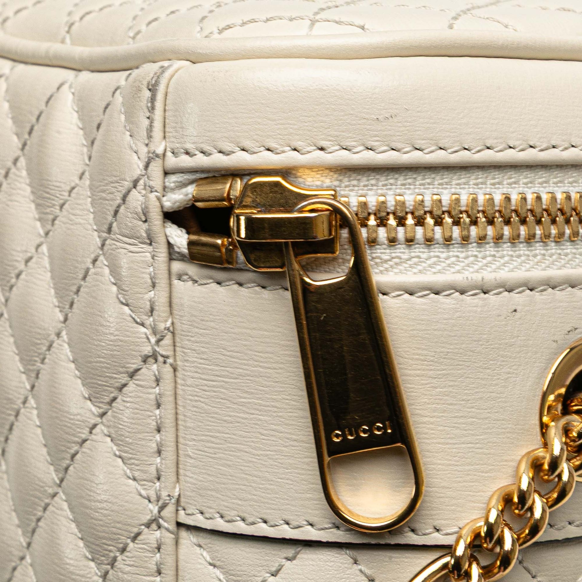 Gucci Calfskin Trapuntata Zumi Convertible Bag