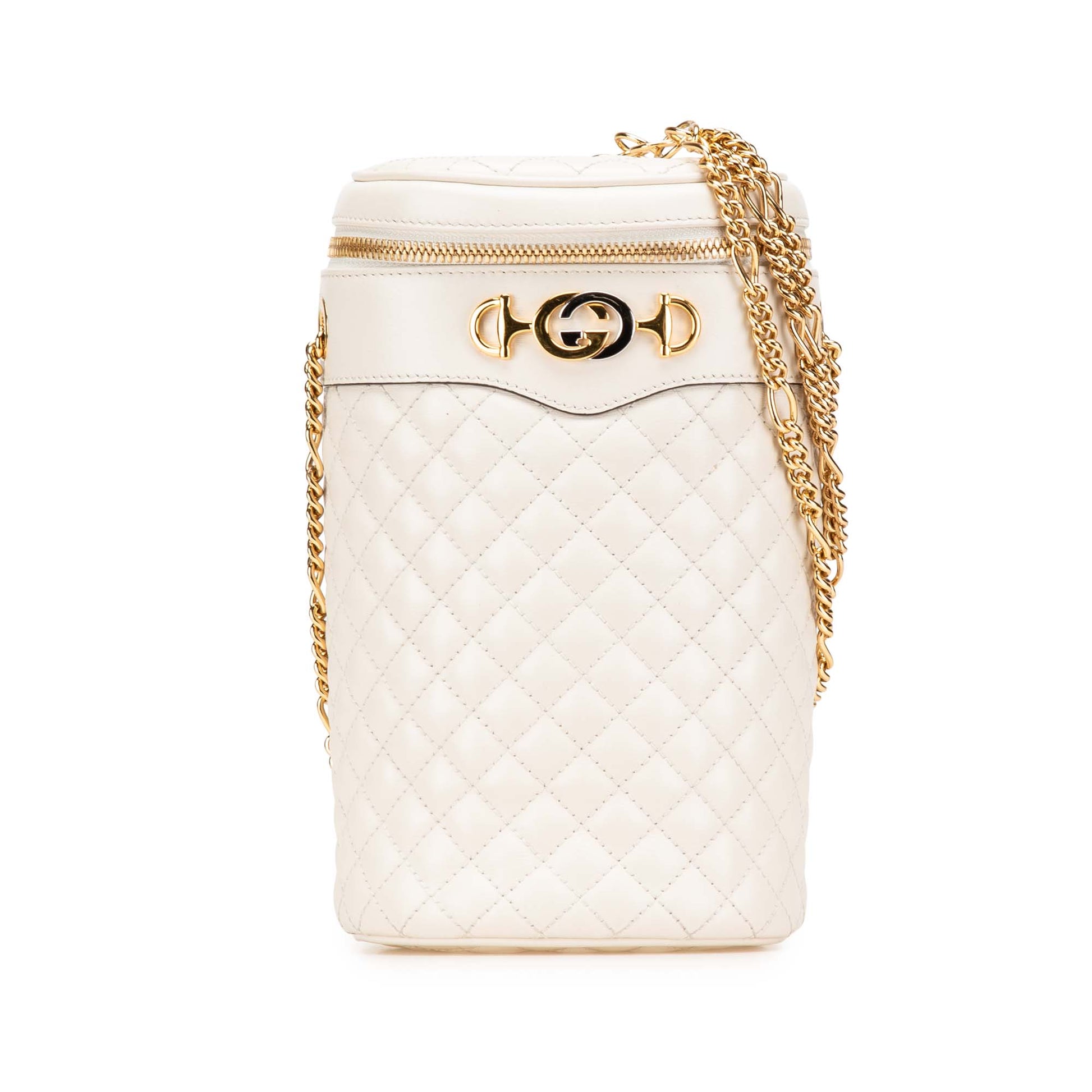 Gucci Calfskin Trapuntata Zumi Convertible Bag