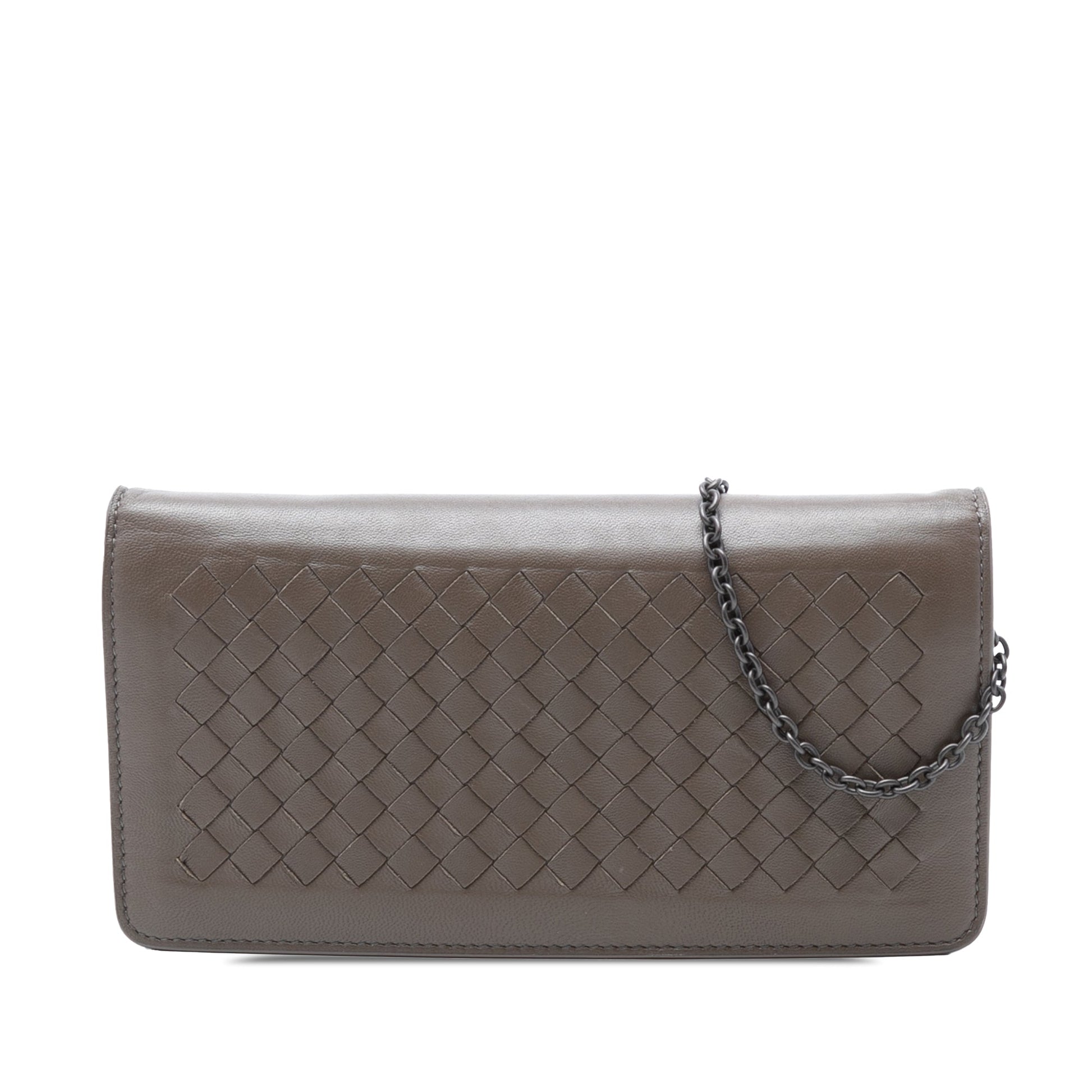 Bottega Veneta Nappa Intrecciato Continental Wallet on Chain