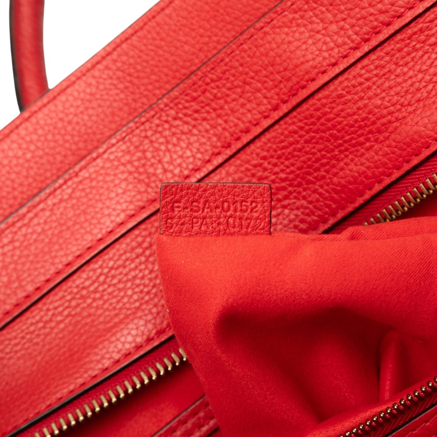 Celine Mini Leather Luggage Tote