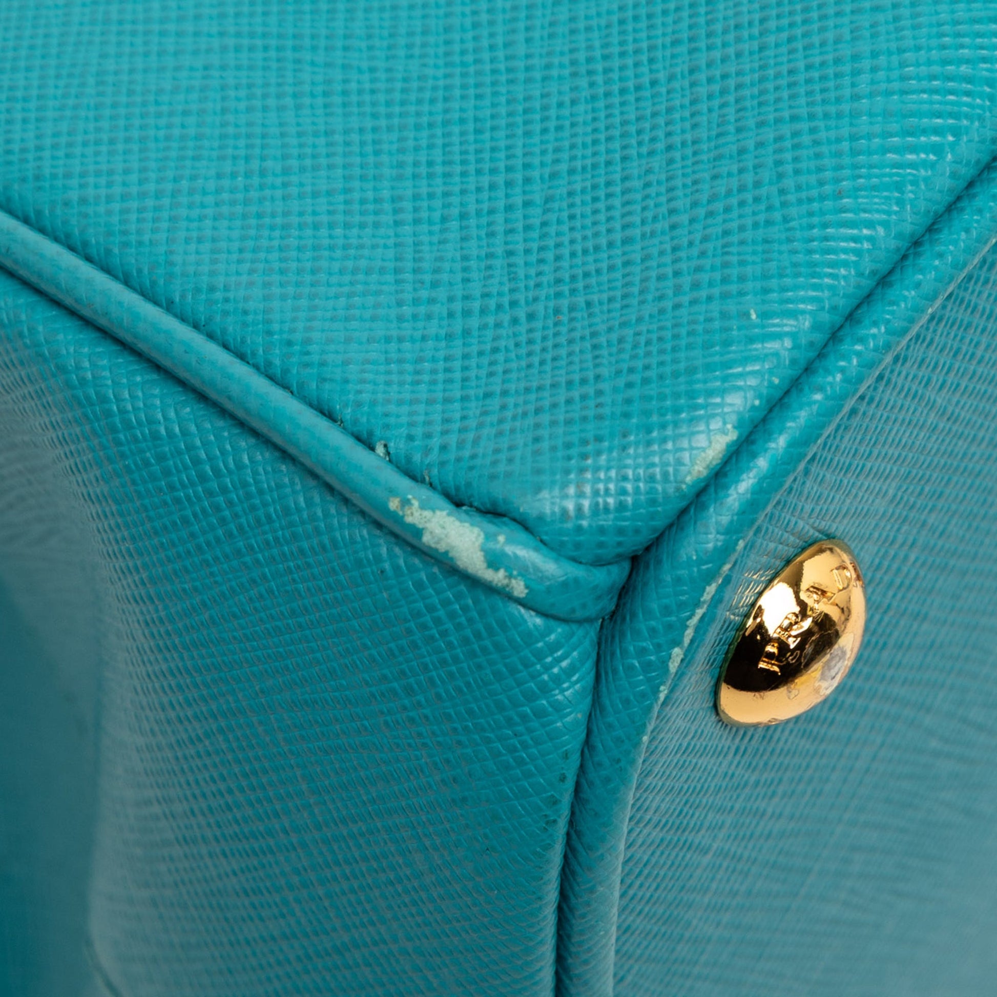 Prada Small Saffiano Lux Galleria Double Zip Satchel