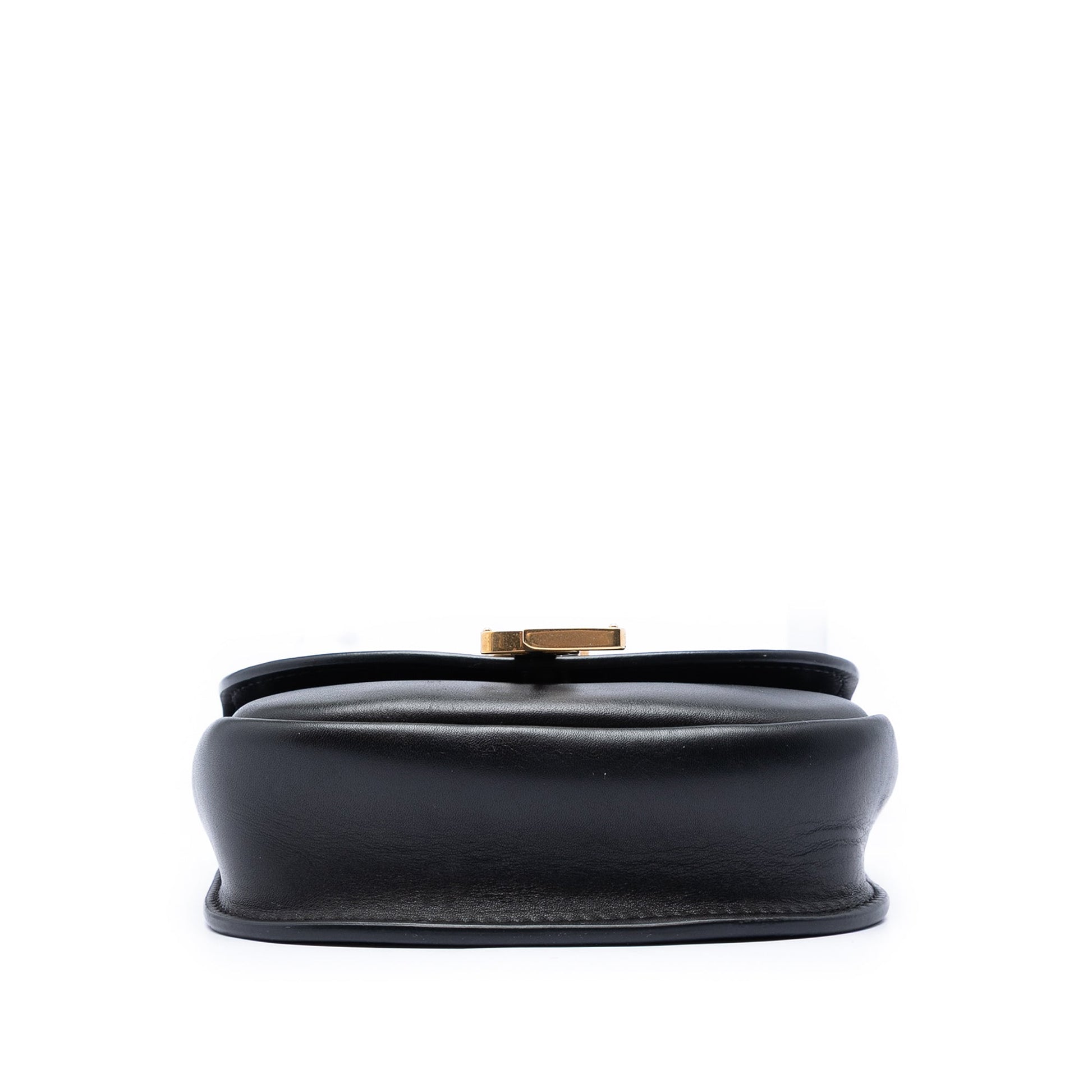 Saint Laurent Small Leather Monogram Kaia Crossbody