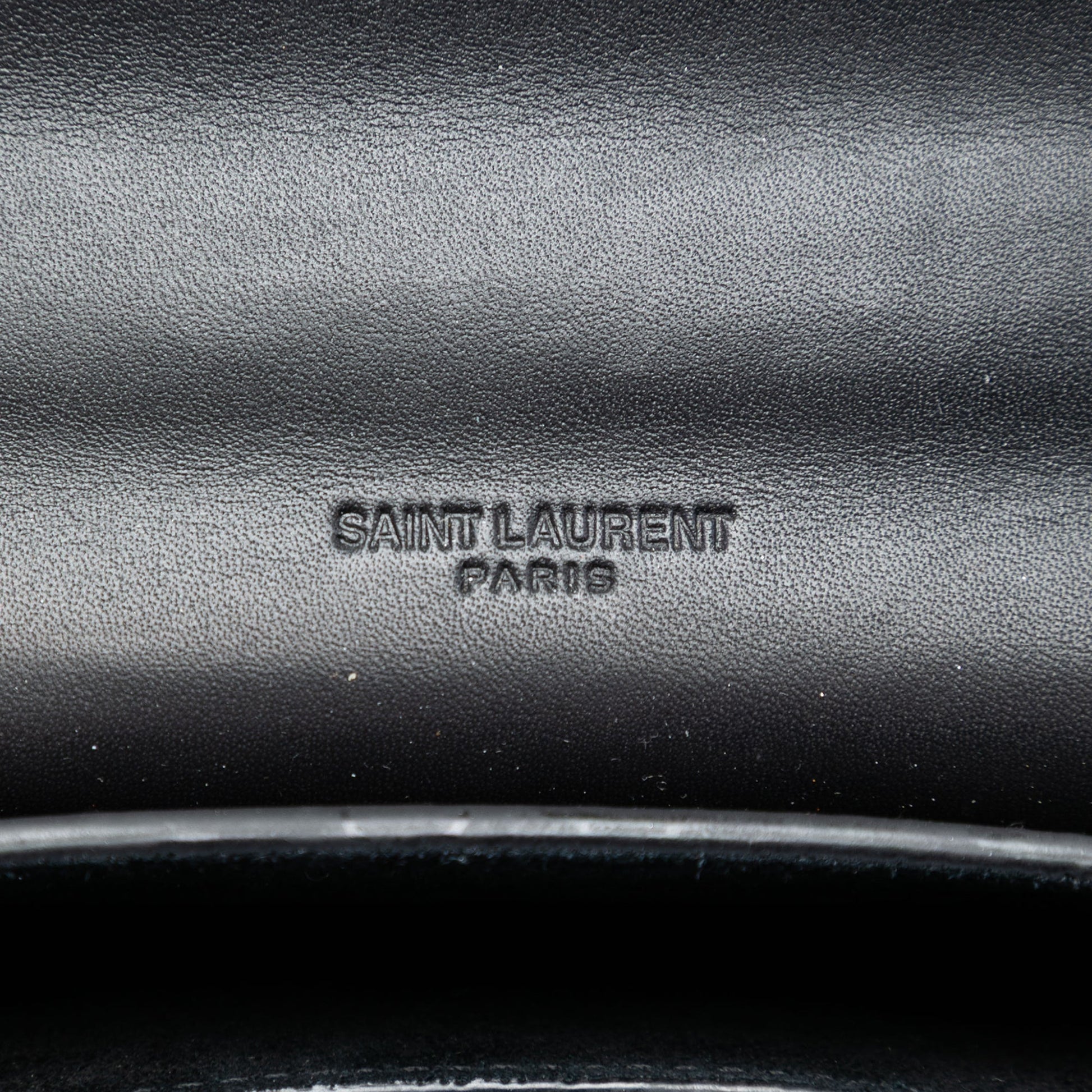 Saint Laurent Small Leather Monogram Kaia Crossbody