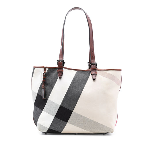 Burberry Mega Check Canvas Tote