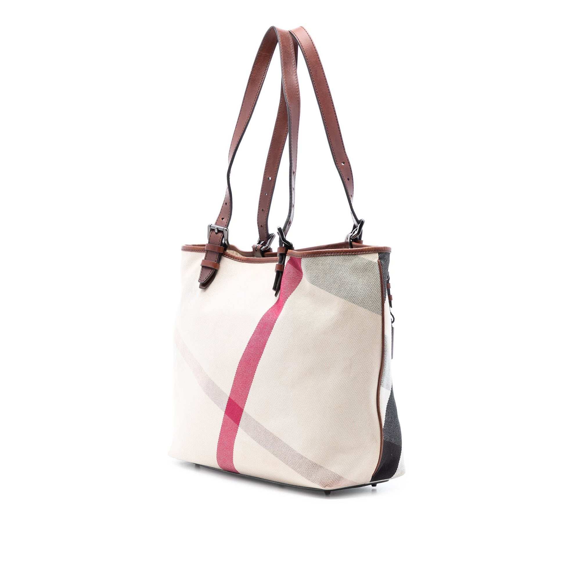 Burberry Mega Check Canvas Tote