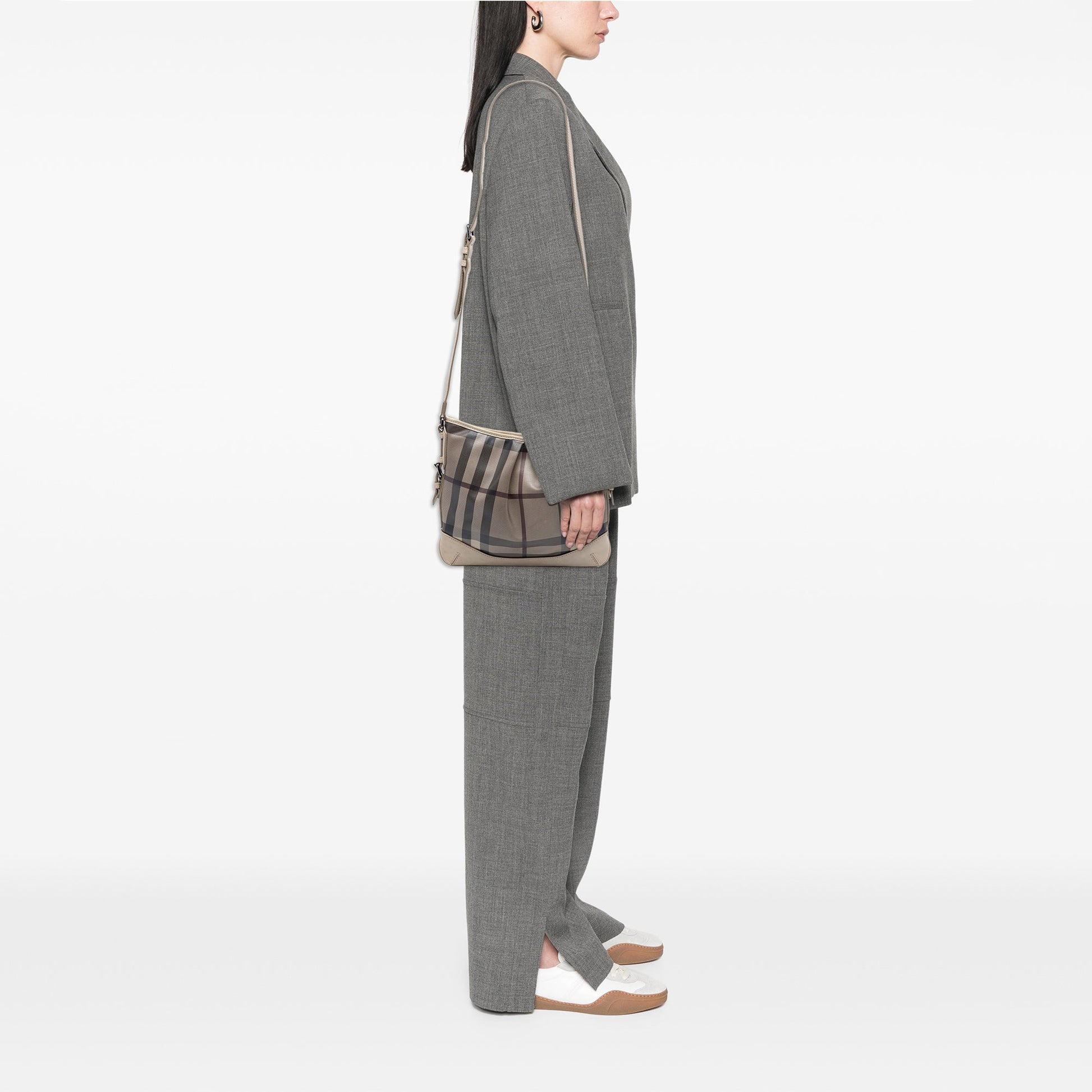 Smoke Check Coated Canvas Hartham Crossbody