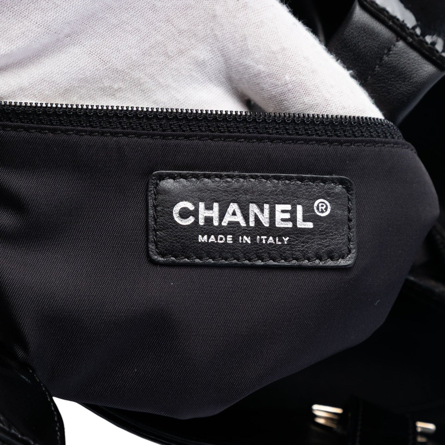 Chanel Small Quilted Pony Hair and Patent Paris Biarritz Tote