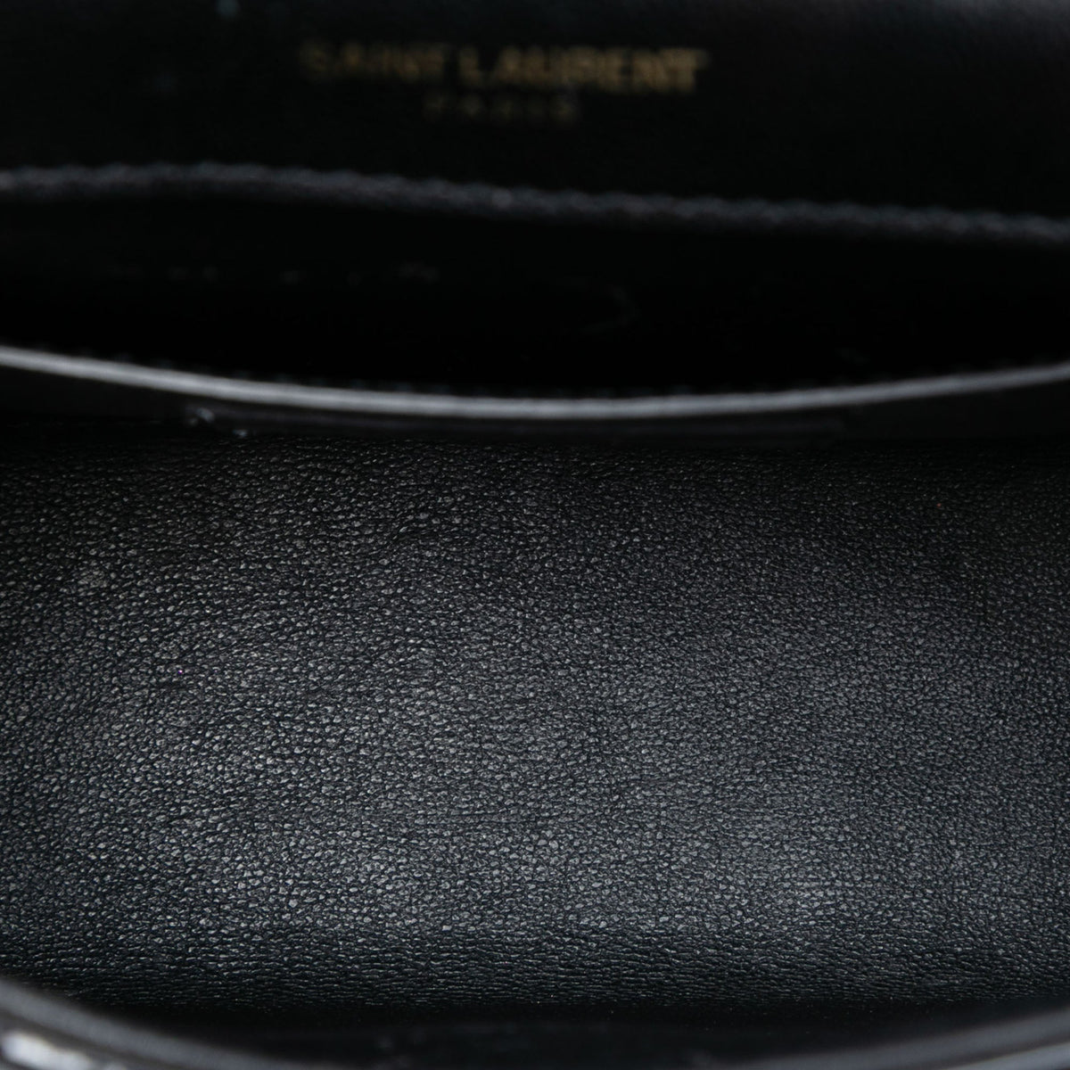 Saint Laurent Small Patent Monogram Vicky Chain Bag