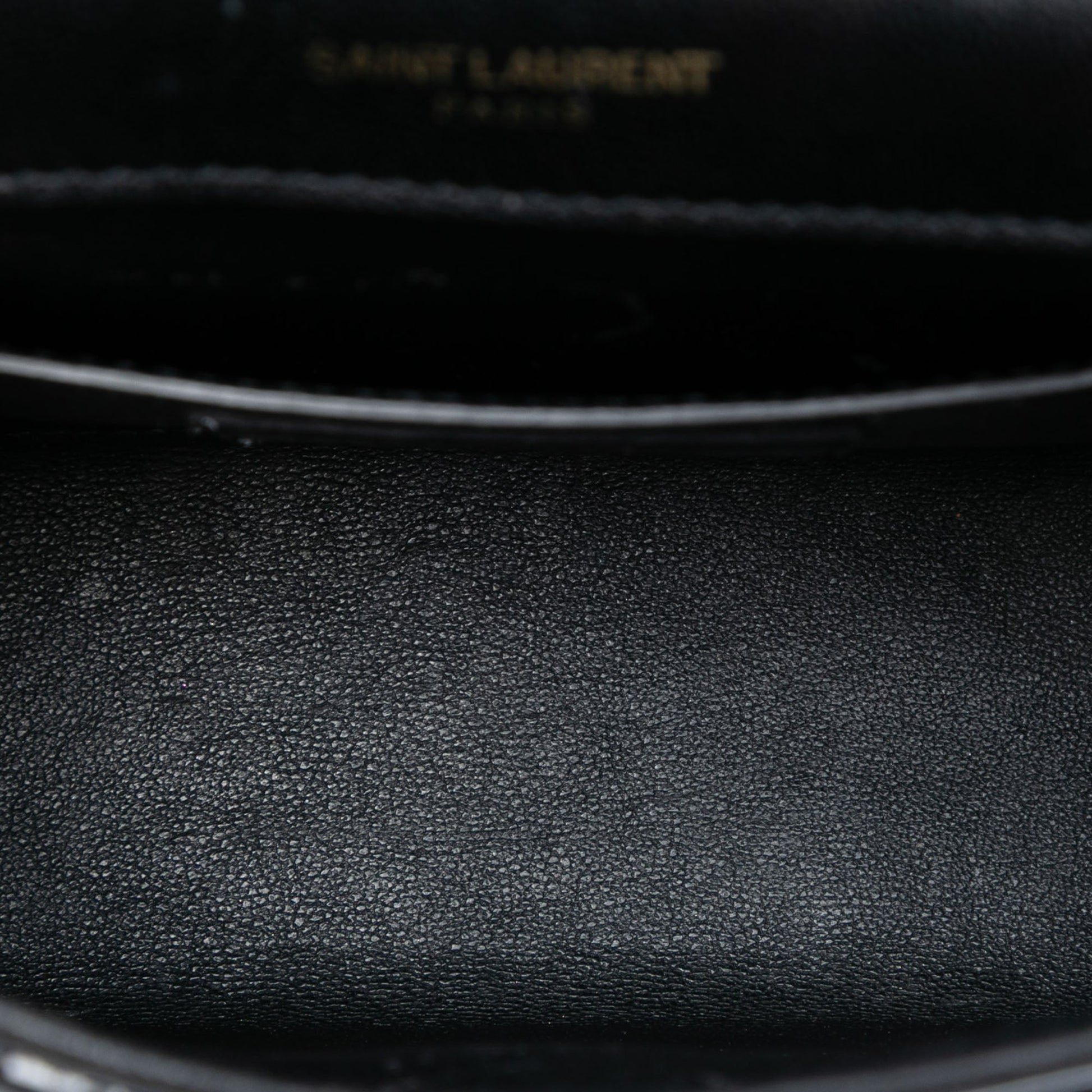 Saint Laurent Small Patent Monogram Vicky Chain Bag