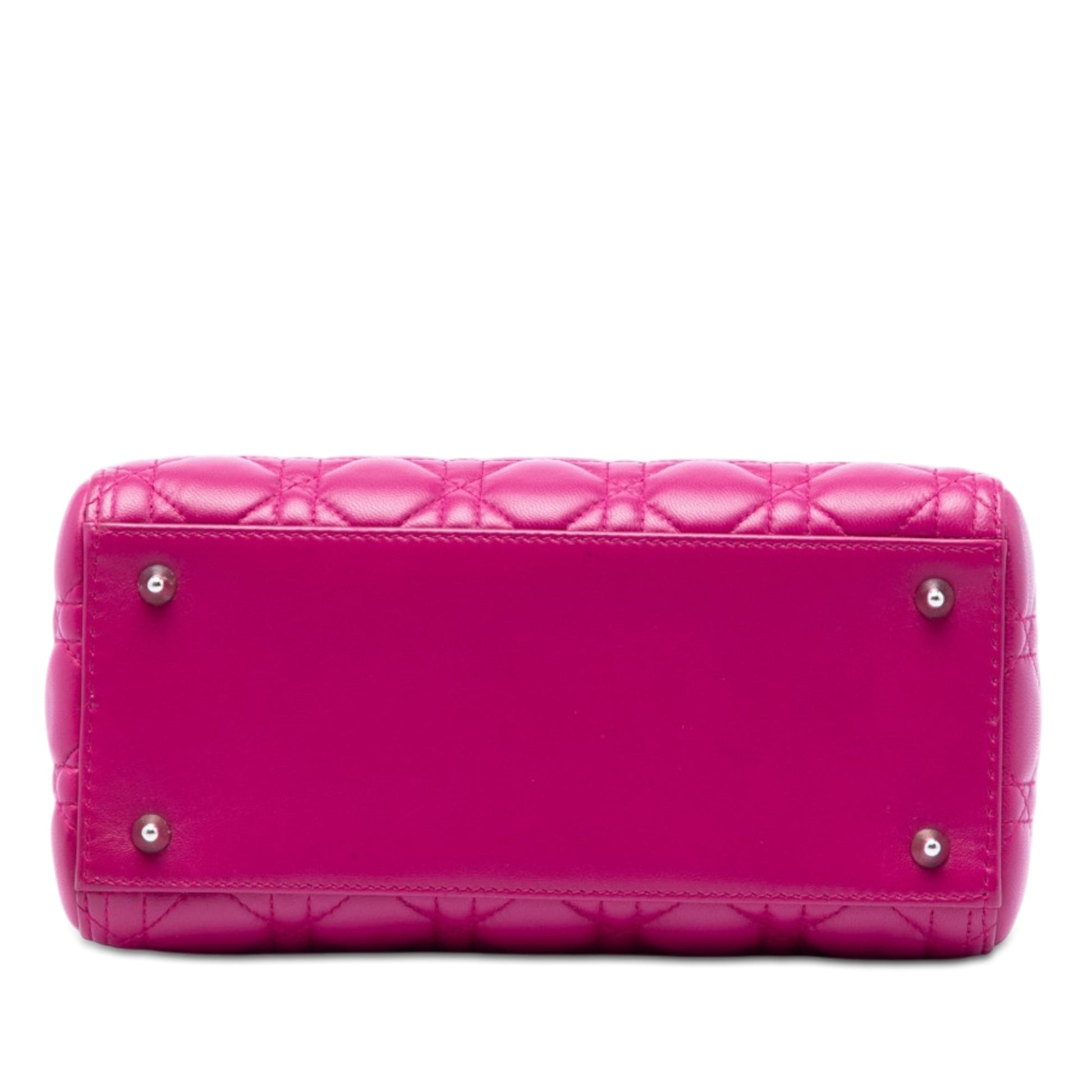 Dior Medium Lambskin Cannage Lady Dior