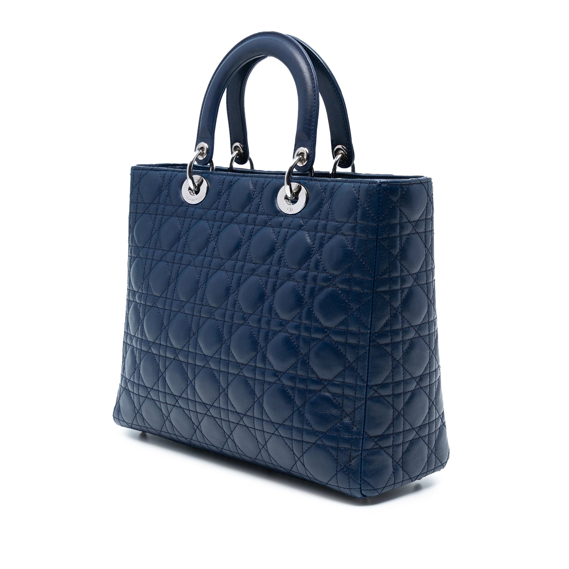 Dior Large Lambskin Cannage Lady Dior