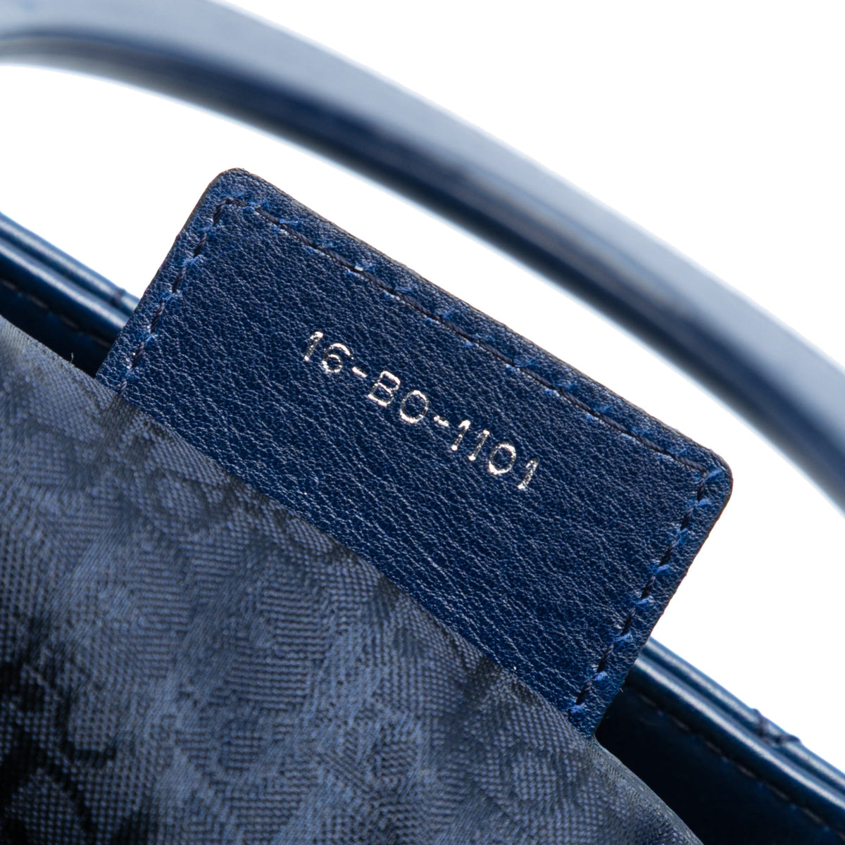 Dior Large Lambskin Cannage Lady Dior — Blue