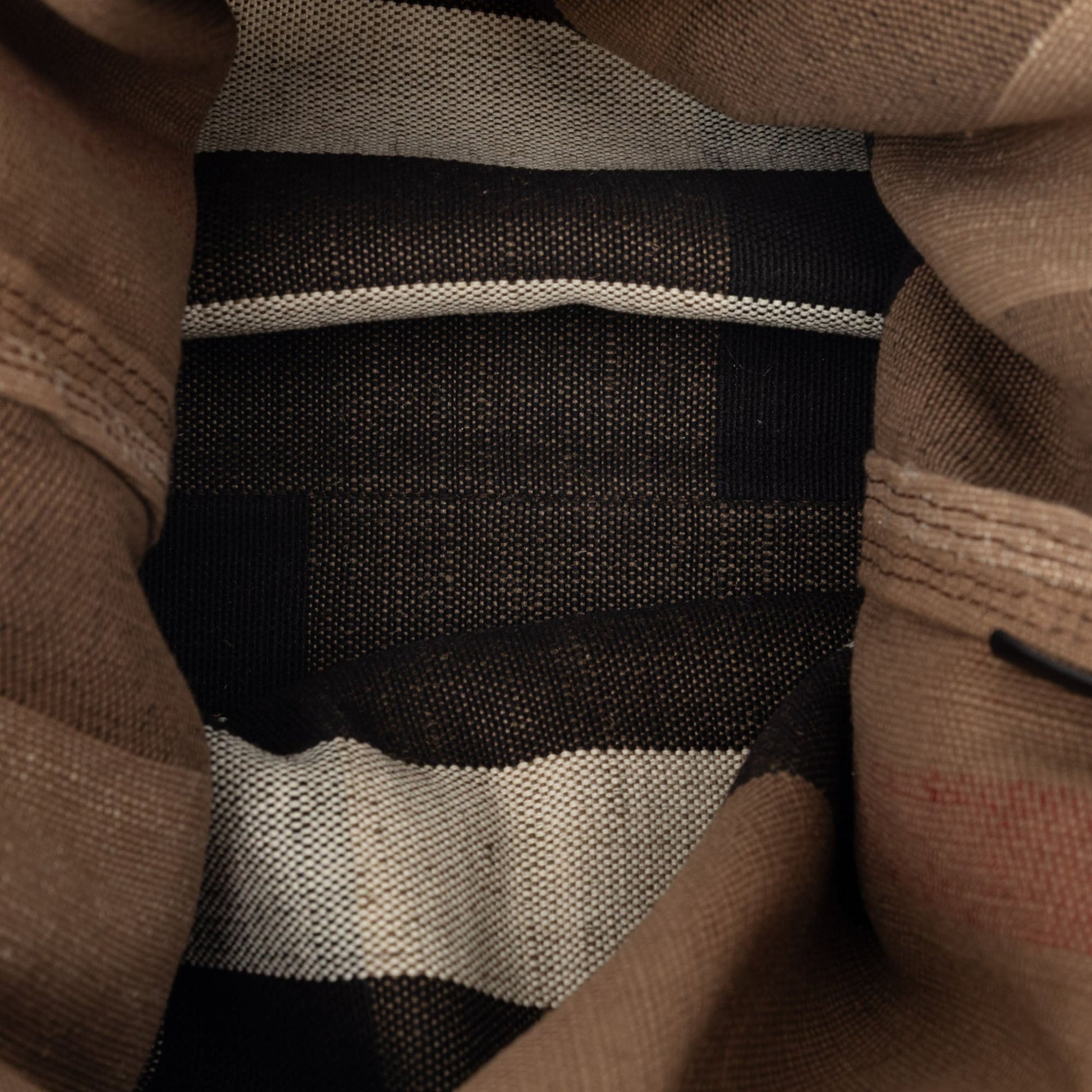 Burberry Mega Check Canvas Tottenham Brit Satchel