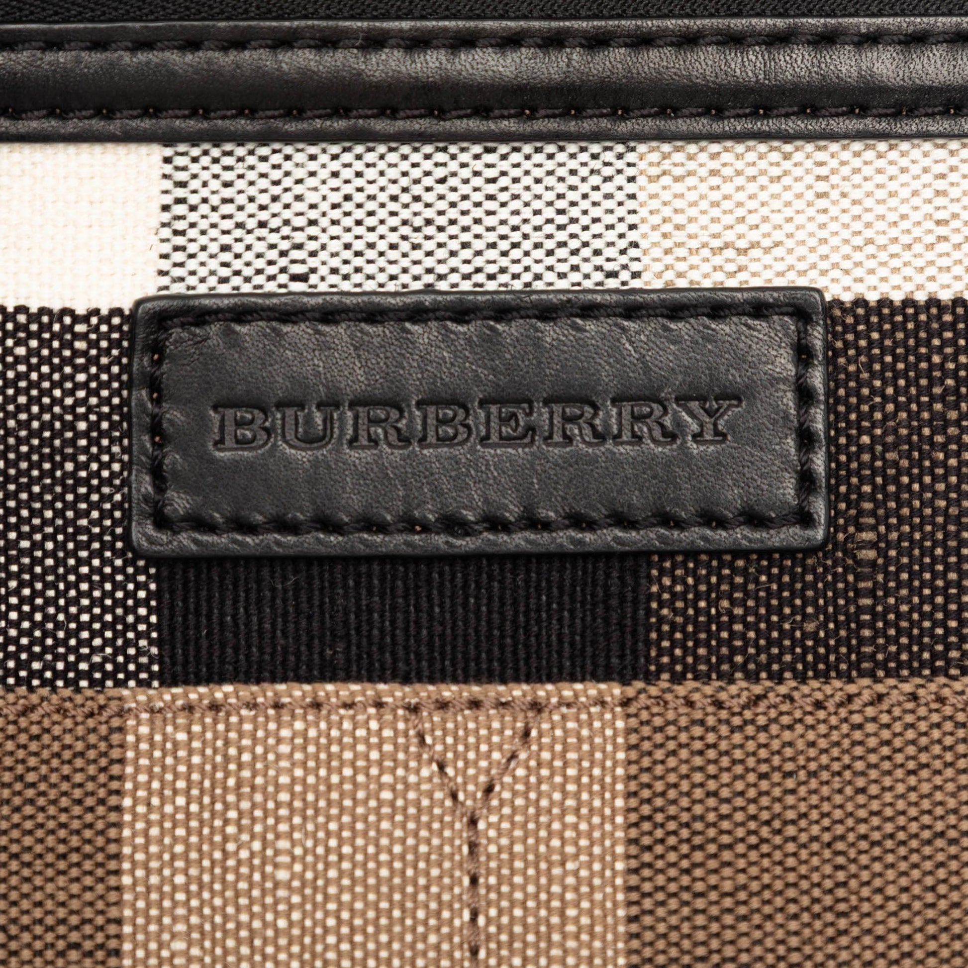 Burberry Mega Check Canvas Tottenham Brit Satchel