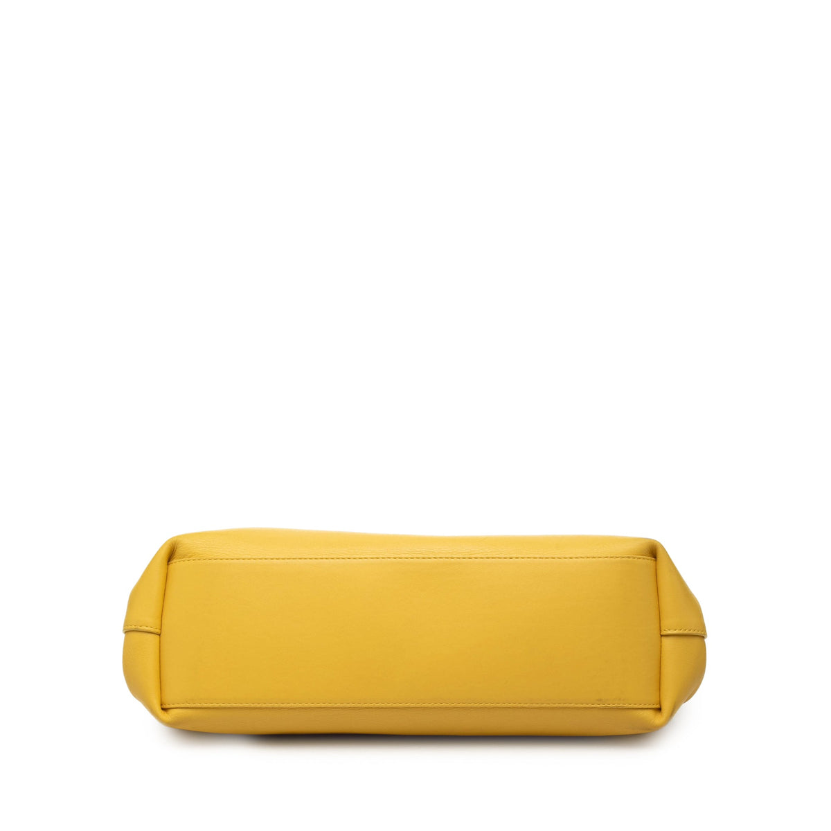 Bottega Veneta Medium Leather The Point Triangle Satchel — Yellow