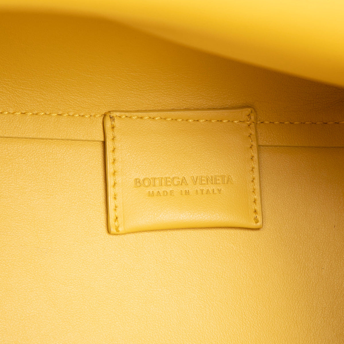 Bottega Veneta Medium Leather The Point Triangle Satchel — Yellow