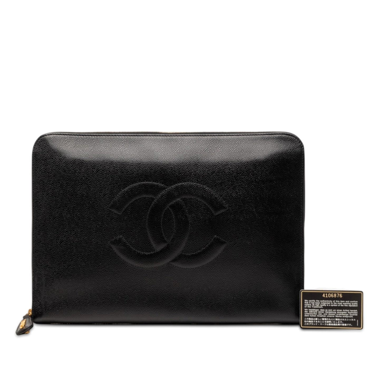 CC Caviar Documents Portfolio Clutch