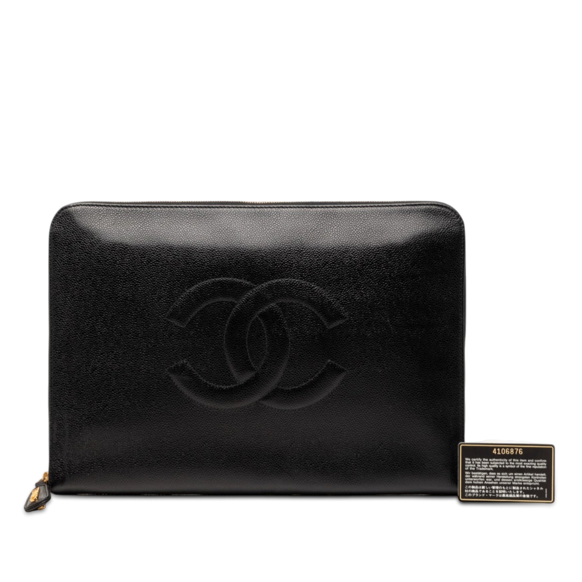 CC Caviar Documents Portfolio Clutch