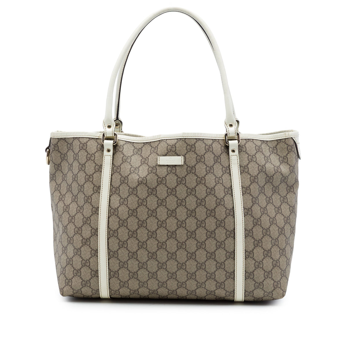 Gucci Medium GG Supreme Joy Tote — Beige