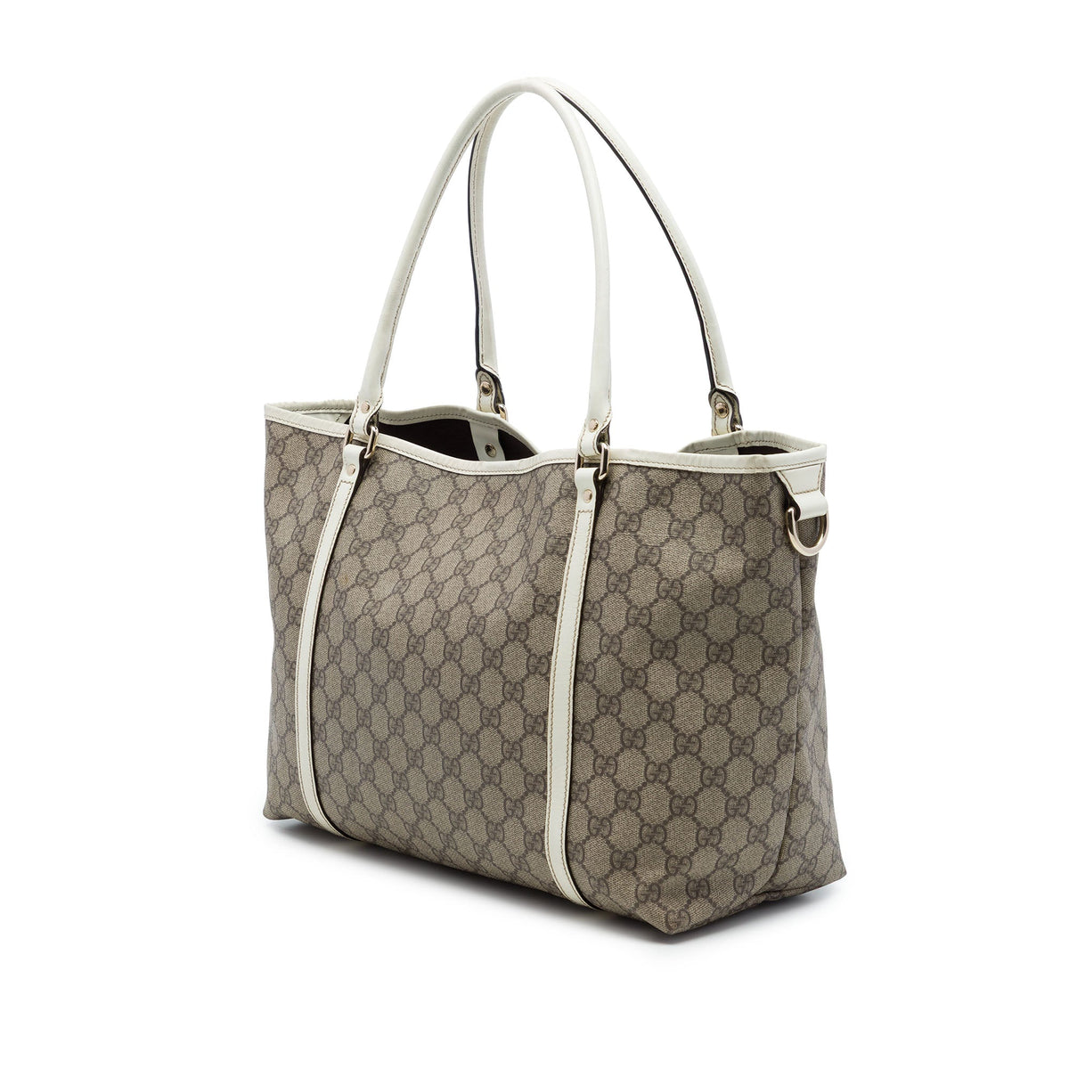 Gucci Medium GG Supreme Joy Tote — Beige