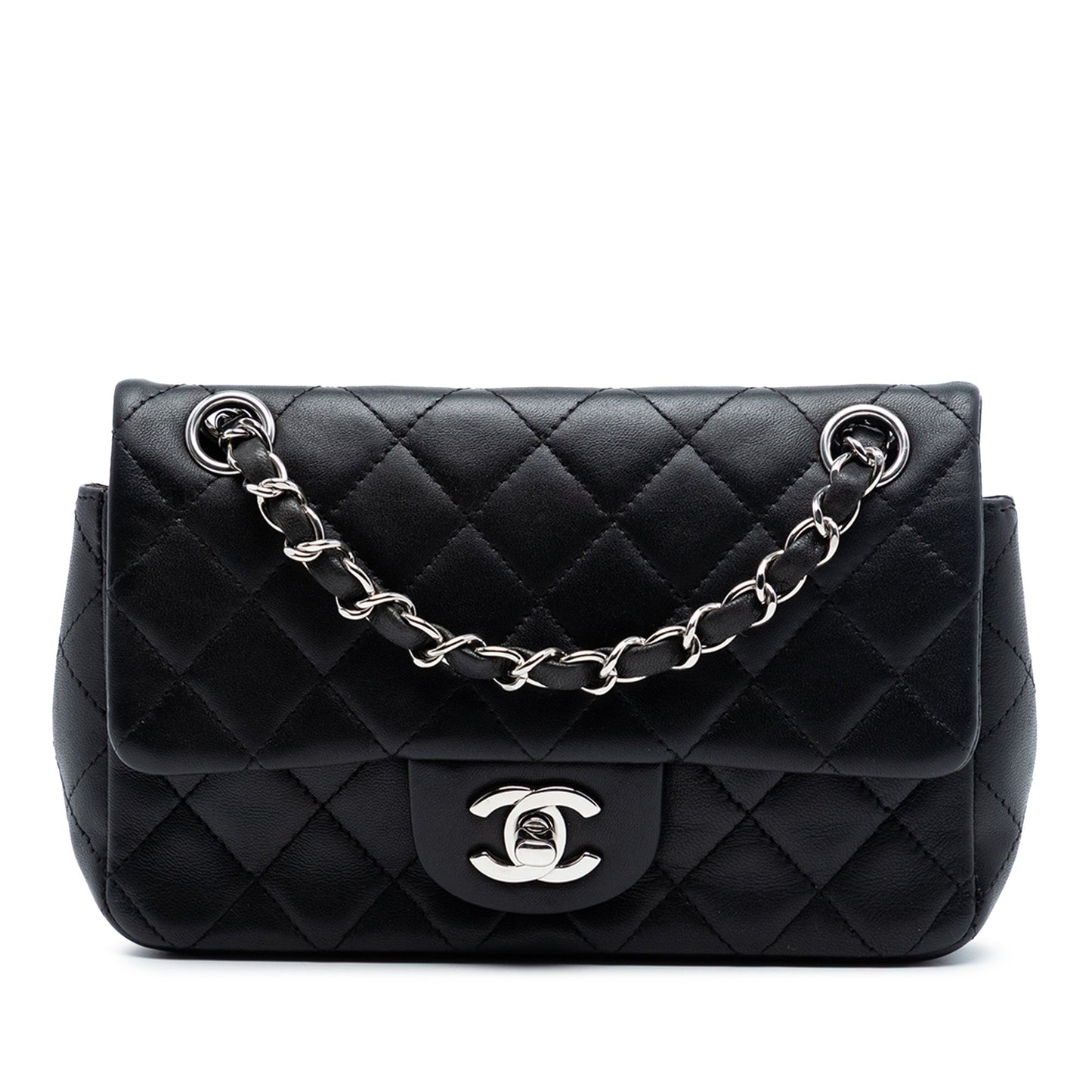 Chanel Mini Rectangular Classic Lambskin Single Flap