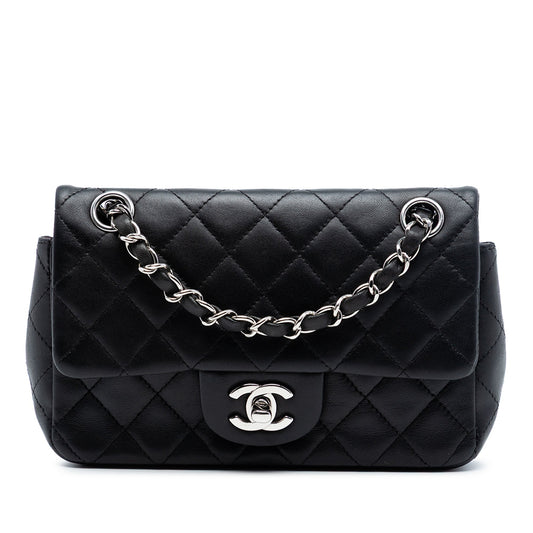 Chanel Mini Rectangular Classic Lambskin Single Flap