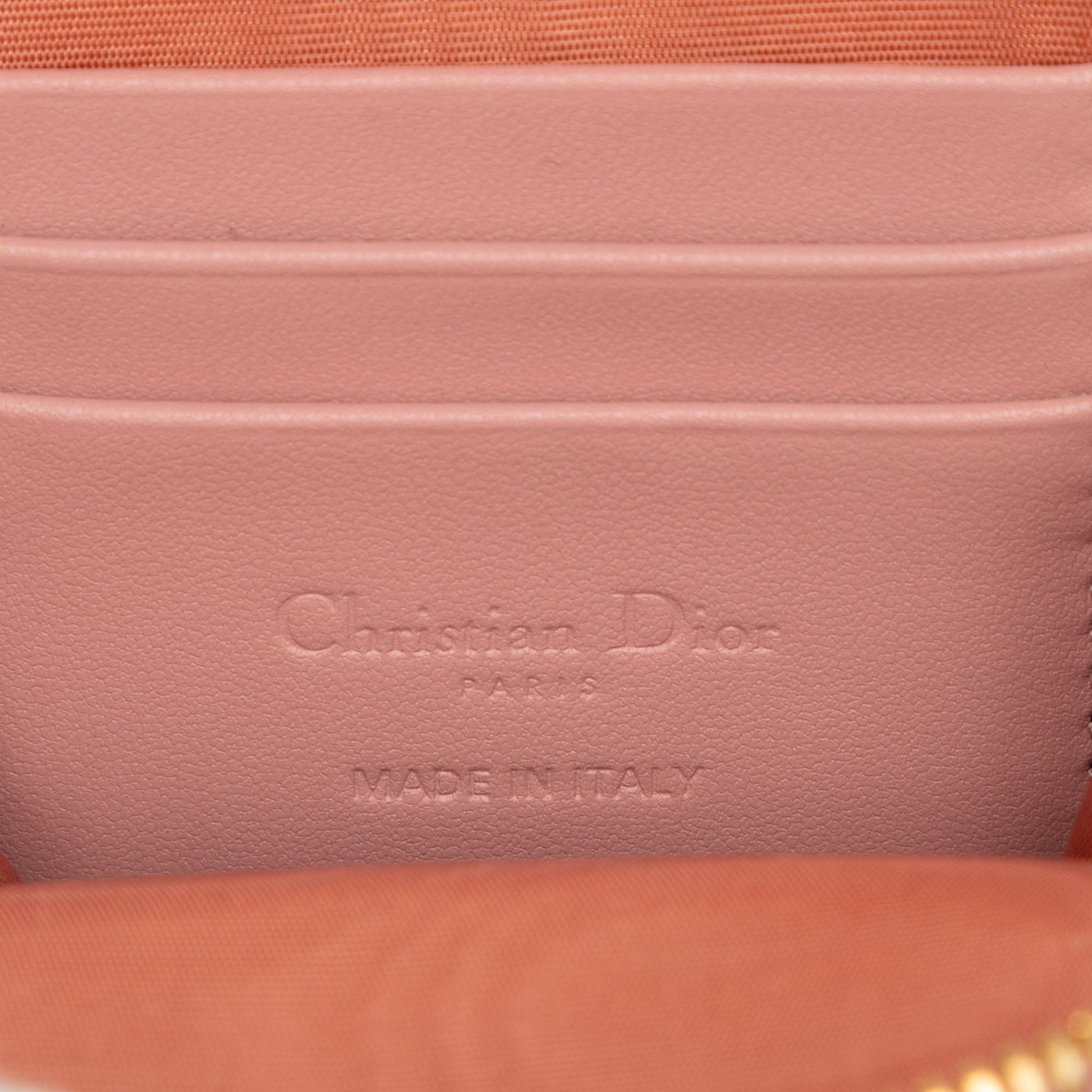 Dior Lambskin Cannage Lady Dior Call in Phone Holder