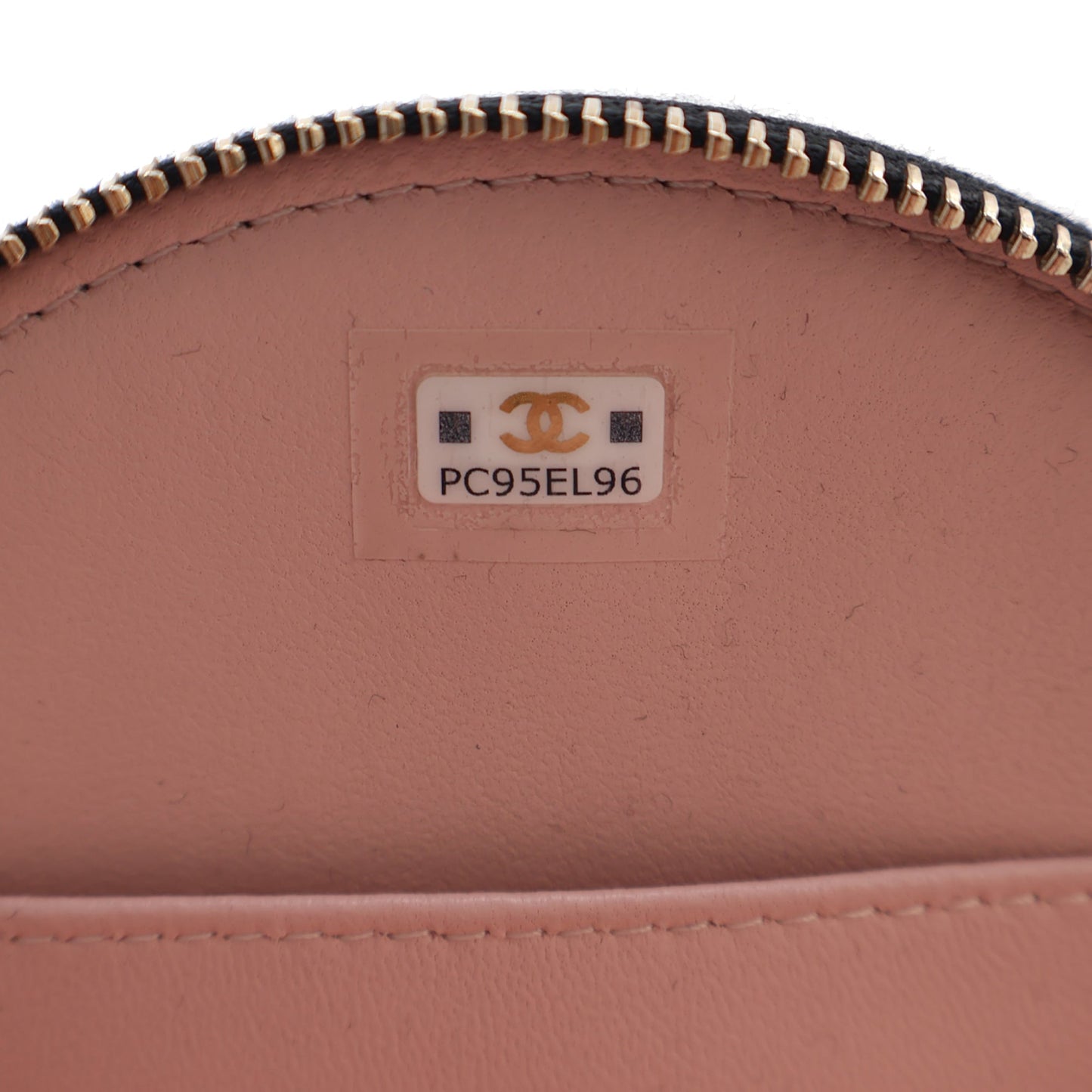 Chanel Quilted Glazed Lambskin Handle With Care Round Vanity Case with Chain