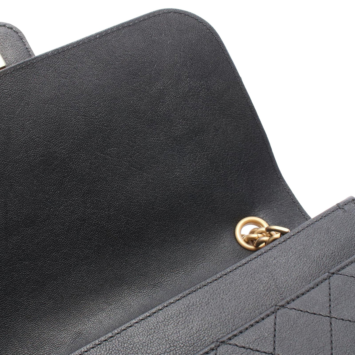 Chanel Large Quilted Sheepskin Front Chain Flap
