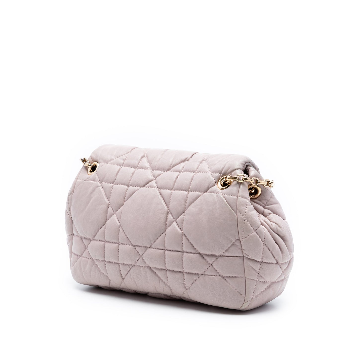 Dior Lambskin Cannage Milly La Foret Shoulder Bag