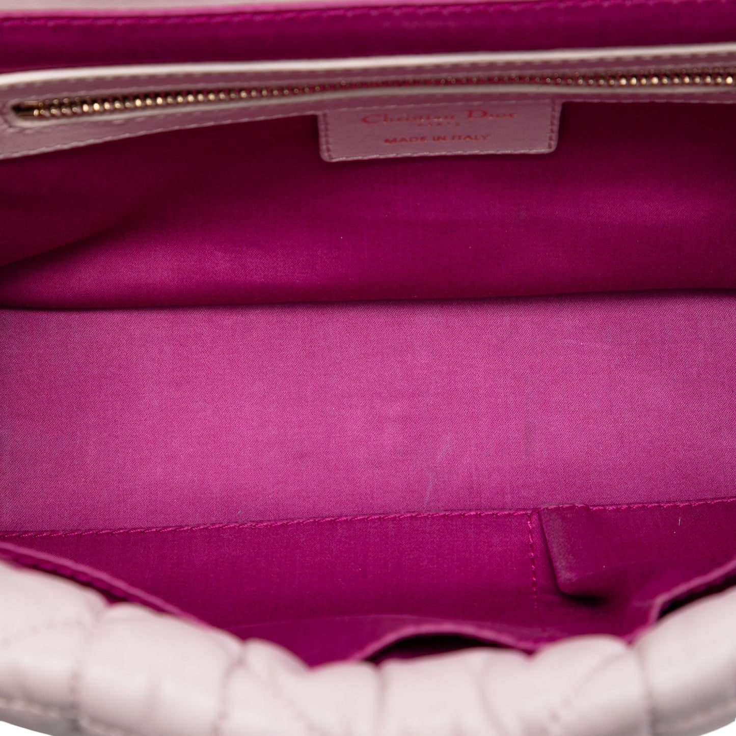 Dior Lambskin Cannage Milly La Foret Shoulder Bag