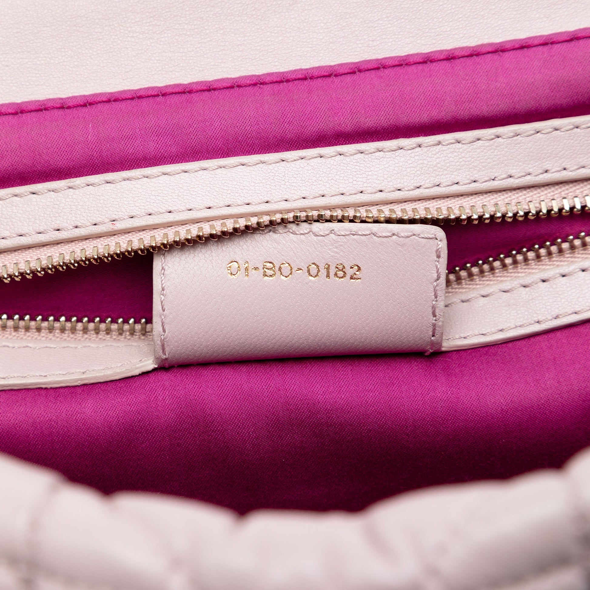 Dior Lambskin Cannage Milly La Foret Shoulder Bag