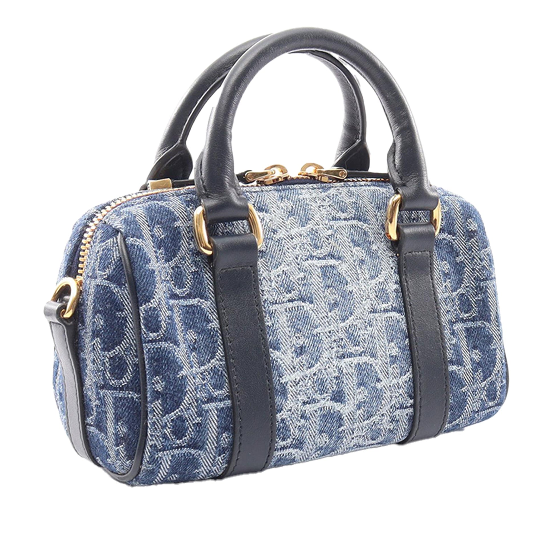 Dior Nano Oblique Denim Groove 17