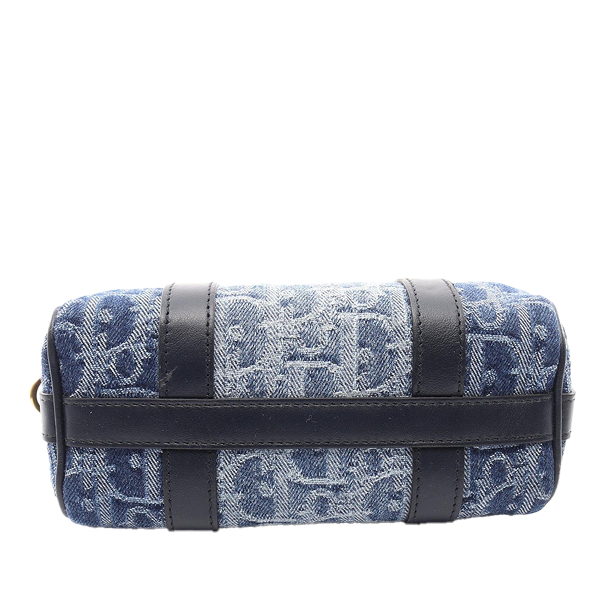 Dior Nano Oblique Denim Groove 17