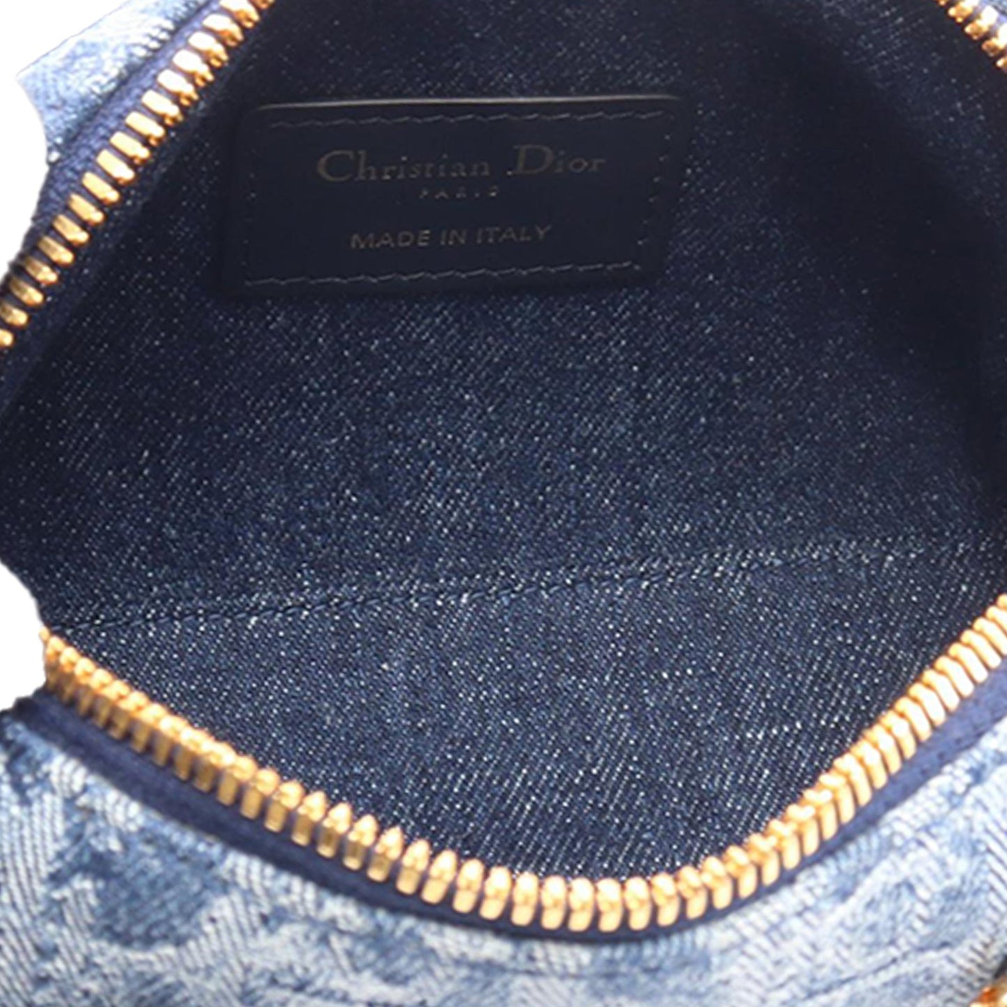 Dior Nano Oblique Denim Groove 17