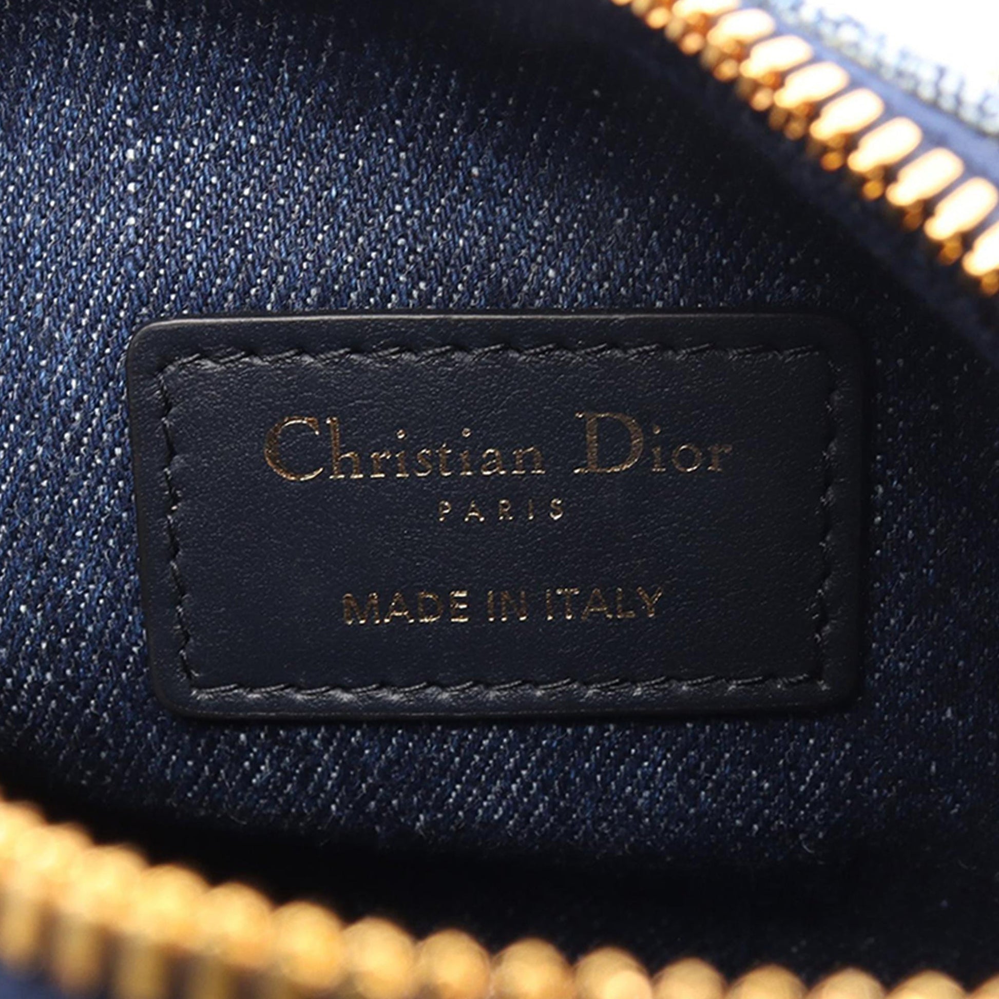 Dior Nano Oblique Denim Groove 17