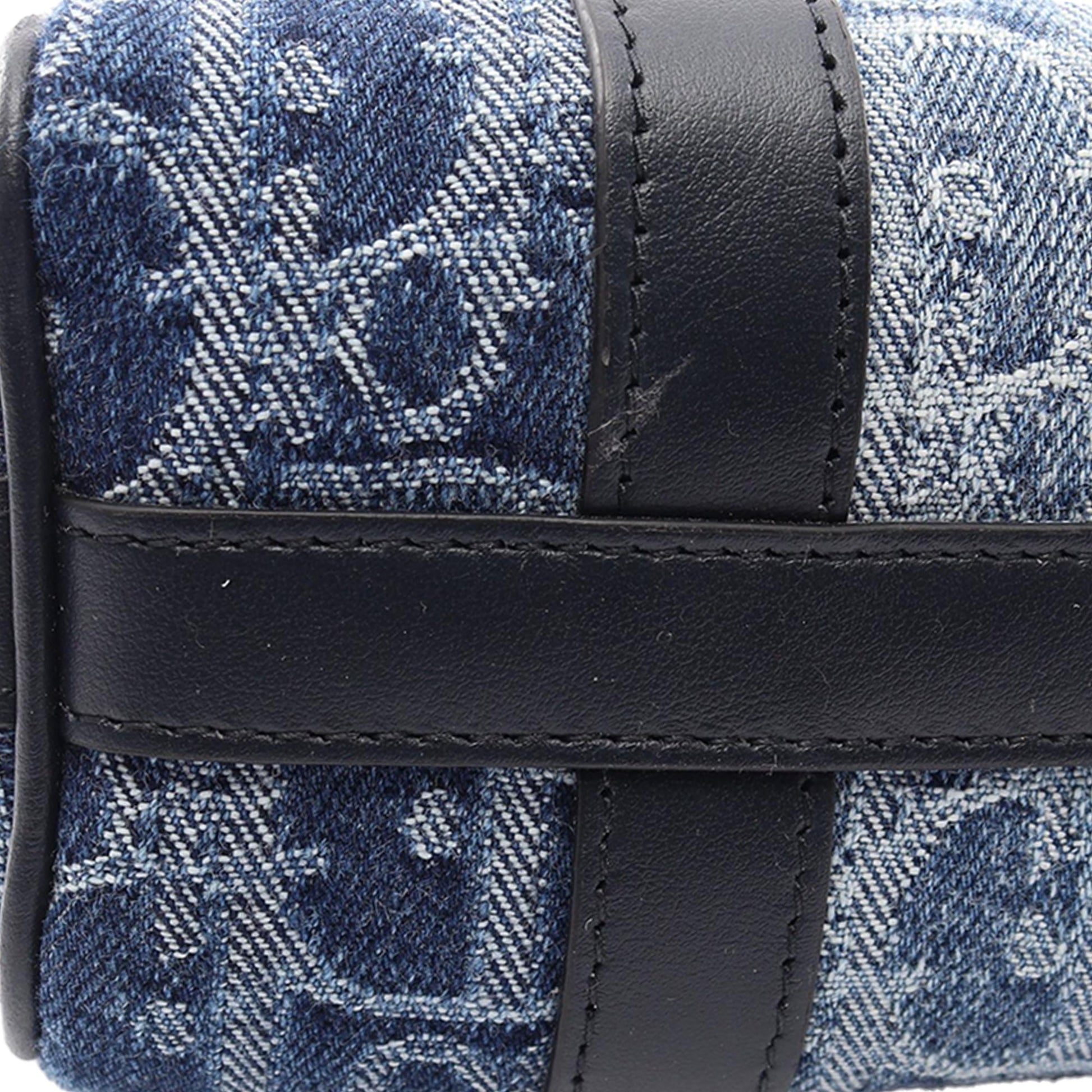 Dior Nano Oblique Denim Groove 17