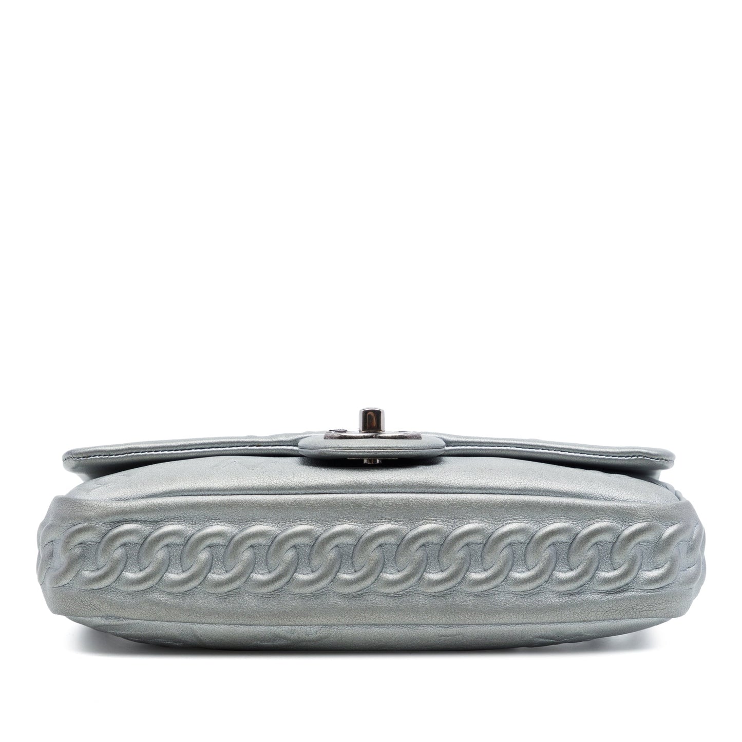 Chanel Small Embossed Metallic Calfskin Precious Symbols Flap